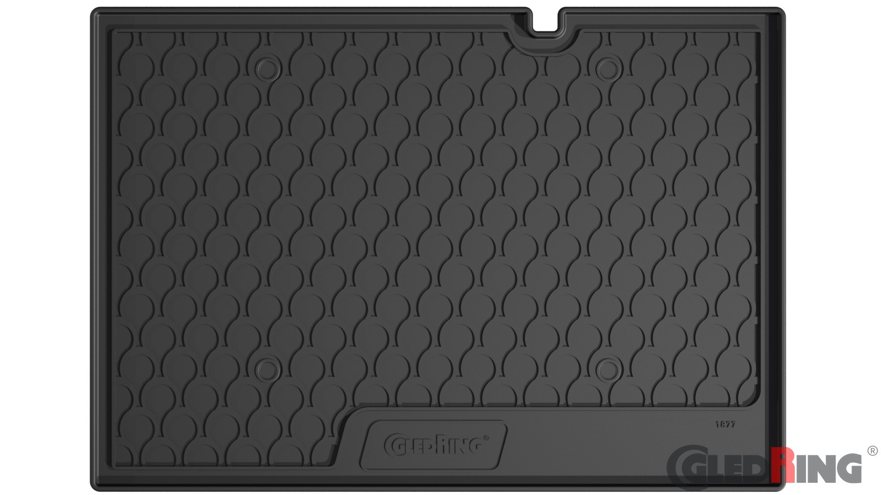 Original Gledring Premium Gummi Kofferraummatte - DACIA Sandero II 2012->