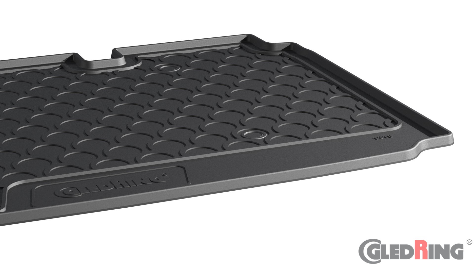 Original Gledring Premium Gummi Kofferraummatte - FORD Eco Sport (Für alle variablen Böden - 3 Positionen) 2017->