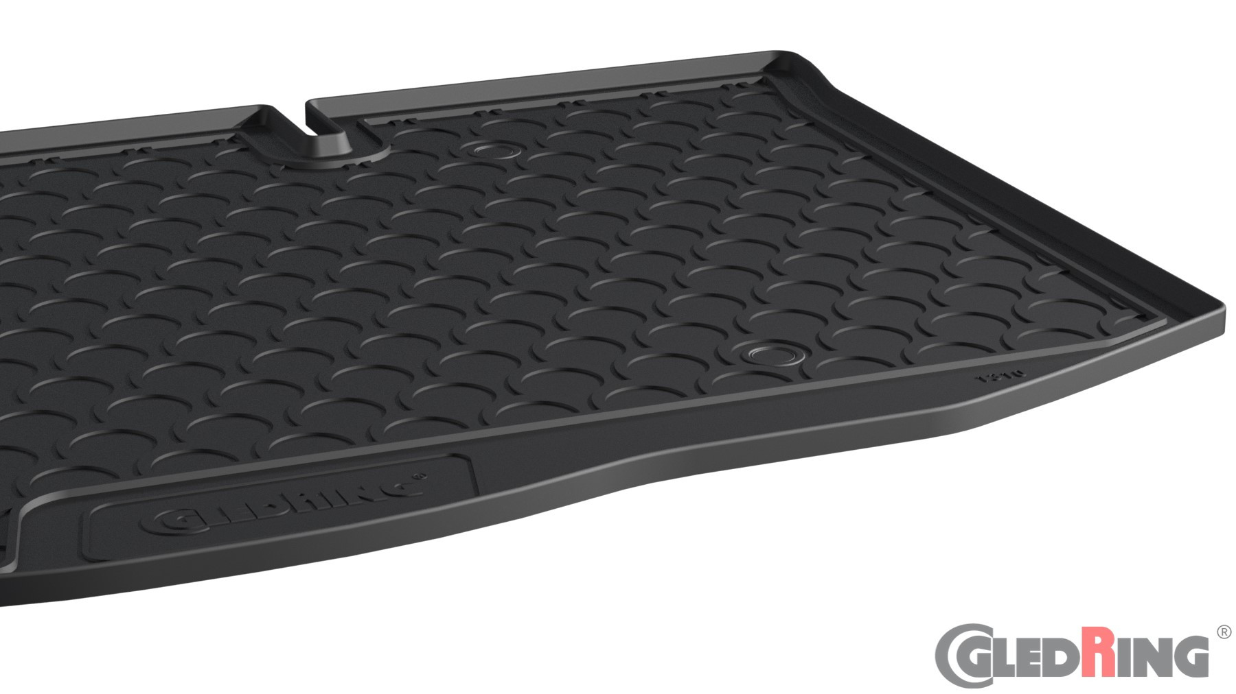 Original Gledring Premium Gummi Kofferraummatte - FORD Fiesta (5-türig, Unterer Boden) 2008-2017