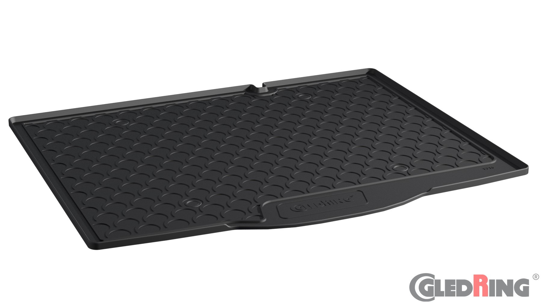 Original Gledring Premium Gummi Kofferraummatte - FORD Focus HB (Unterer Boden mit schmalem Ersatzrad) 2018->