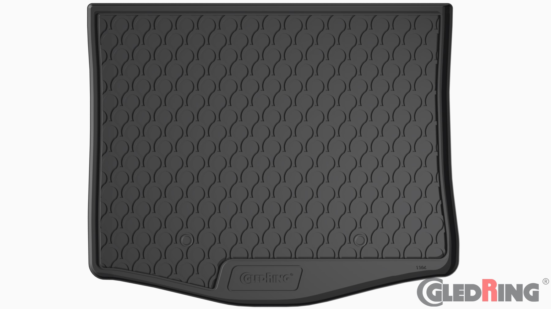 Original Gledring Premium Gummi Kofferraummatte - FORD Grand C Max (5 Sitze) / Oberer Boden 2011->