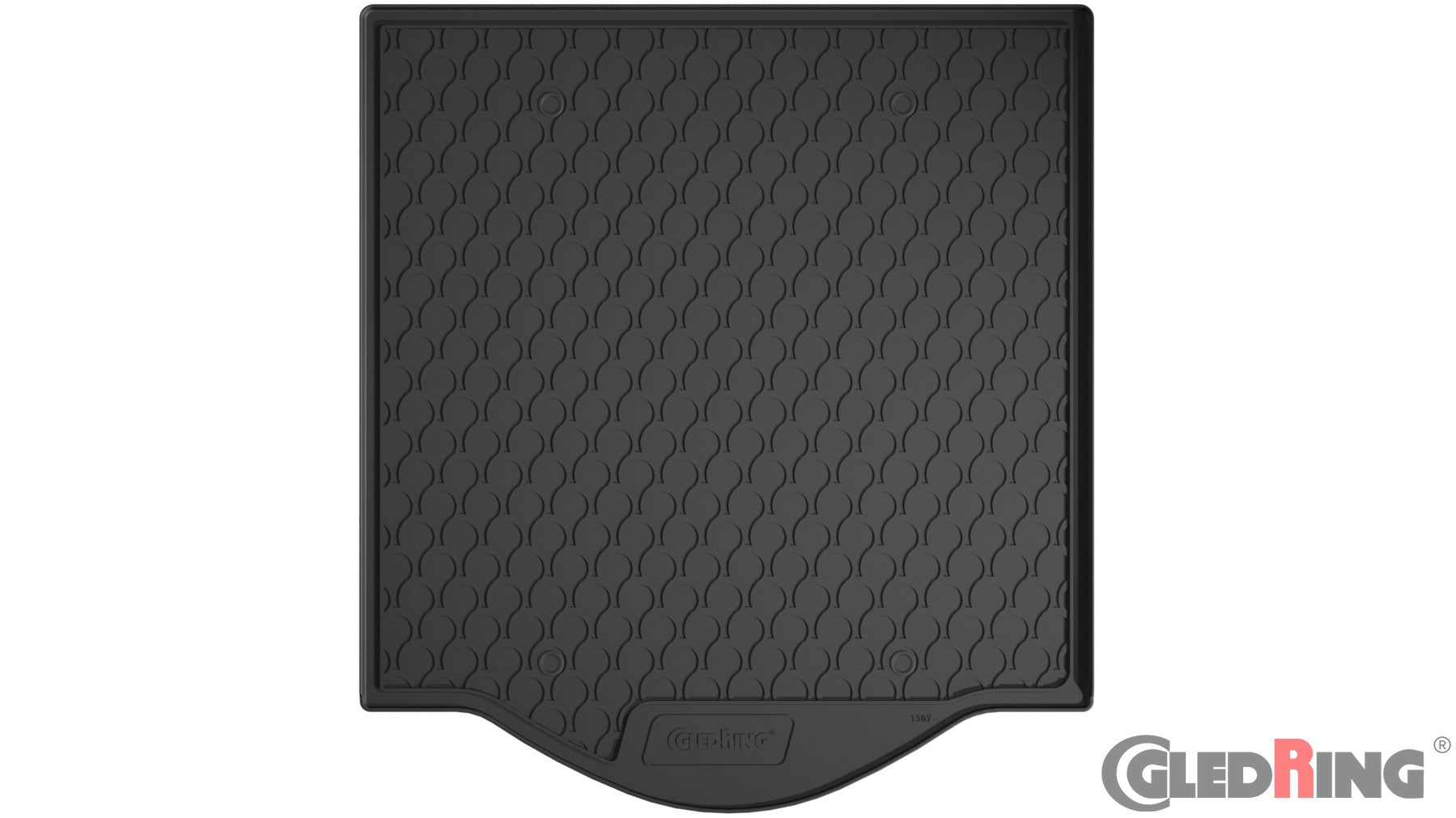 Original Gledring Premium Gummi Kofferraummatte - FORD Mondeo Kombi (Schmales Ersatzrad) 2015->