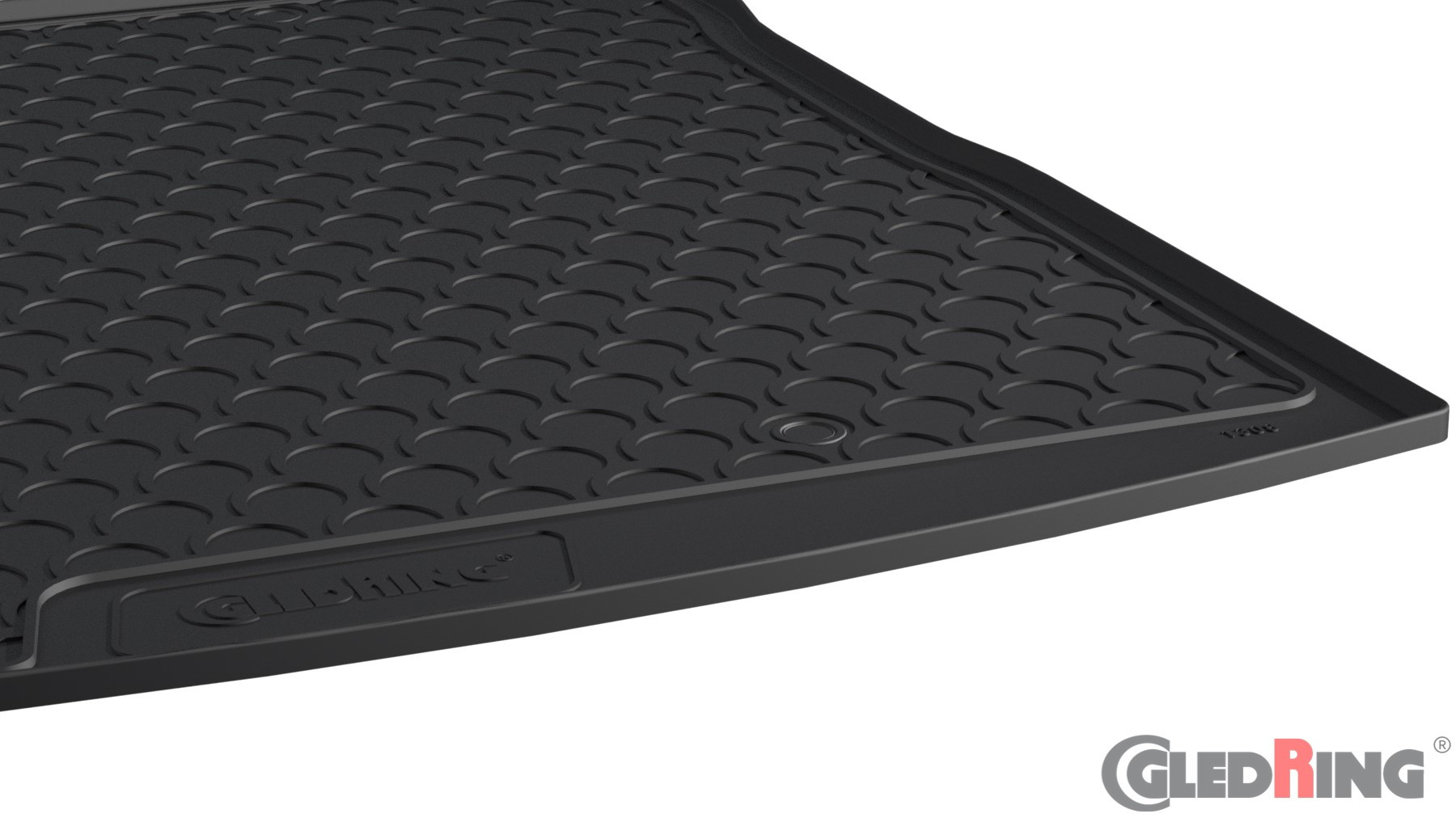 Original Gledring Premium Gummi Kofferraummatte - FORD S-Max (5 Sitze) 06.2015->