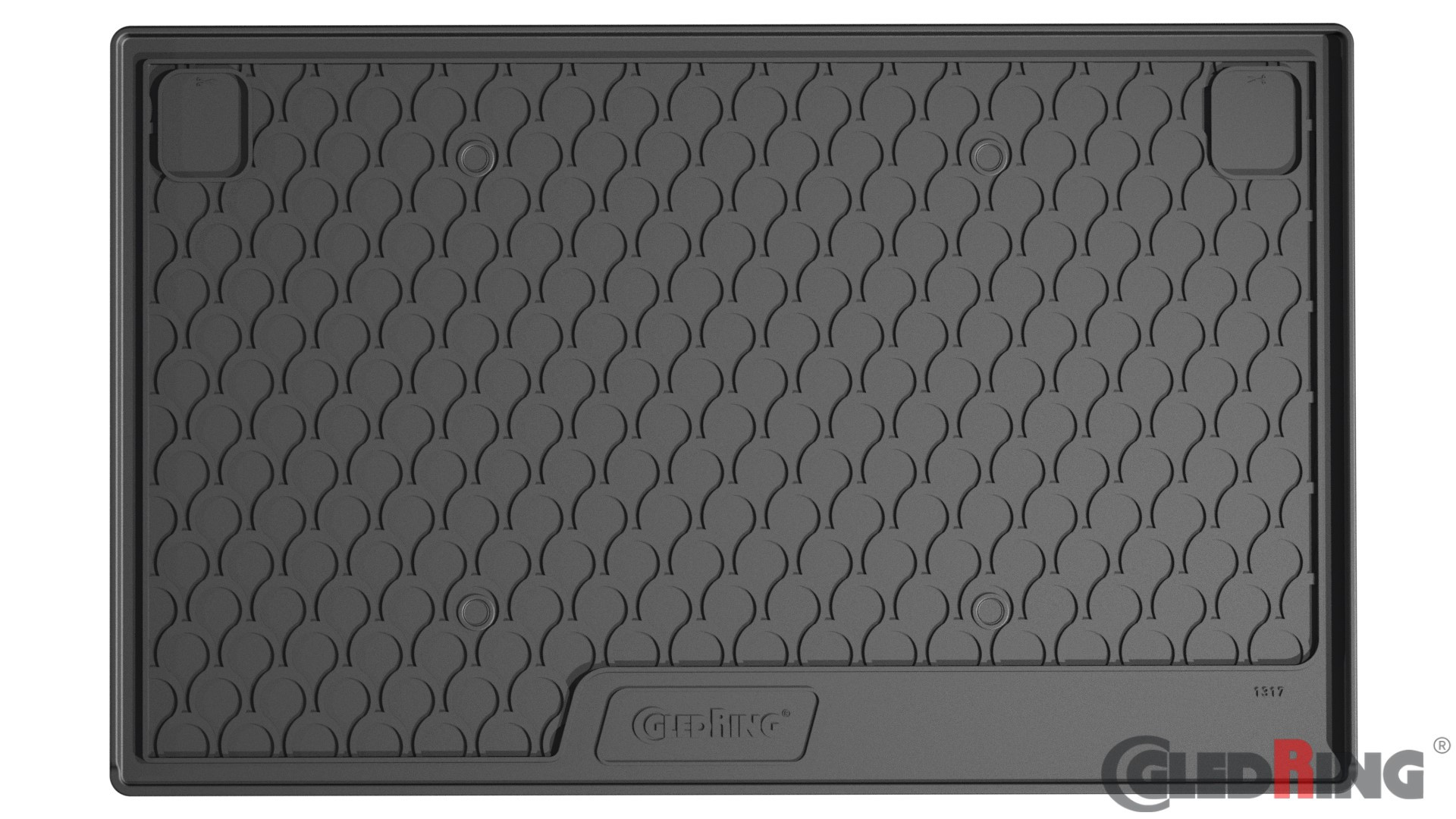 Original Gledring Premium Gummi Kofferraummatte - FORD Tourneo Connect L1 (Passagier) 2014-2022