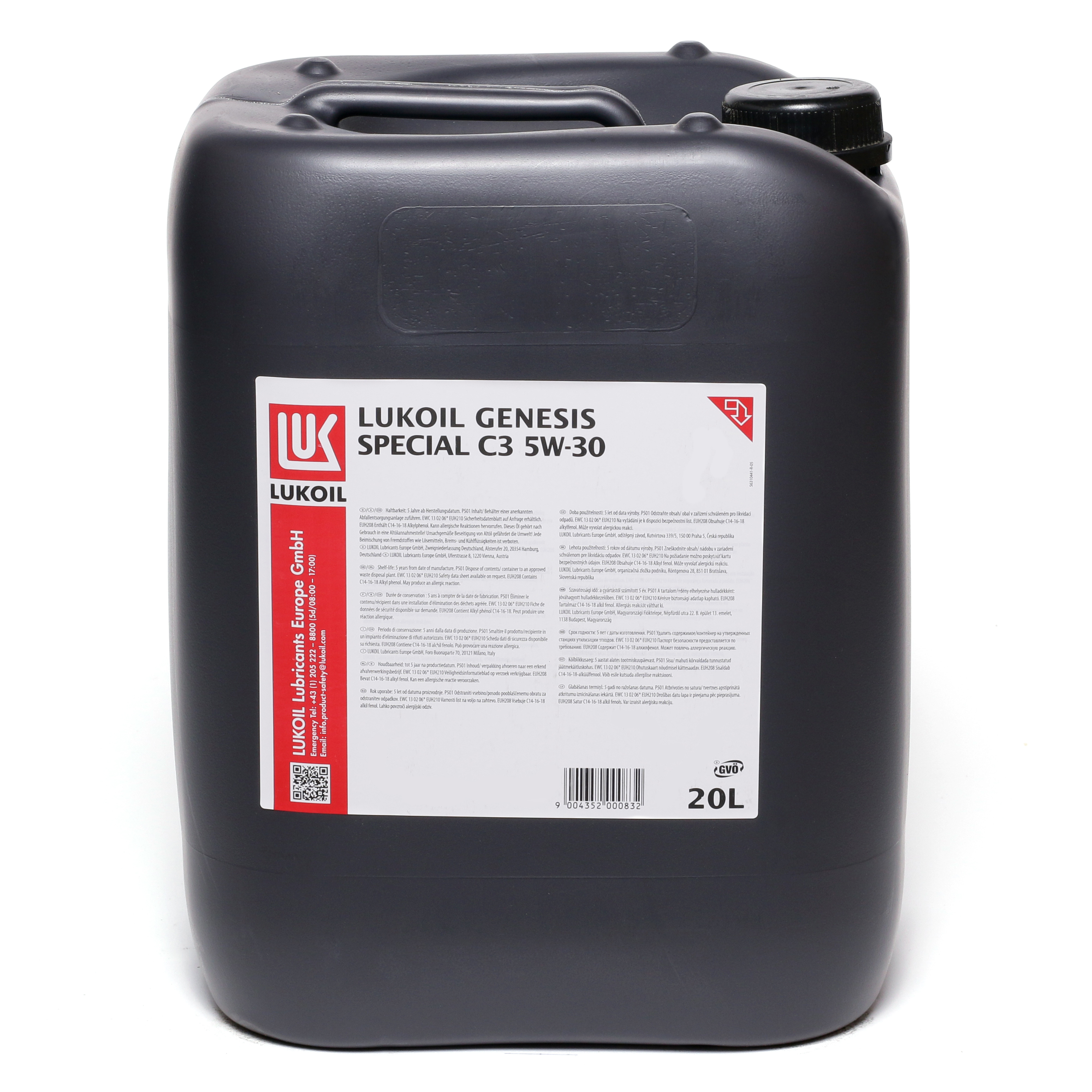 Lukoil Genesis special C3 5W-30 Motoröl 20l Kanister - SAE 5W-30 - Auto ...