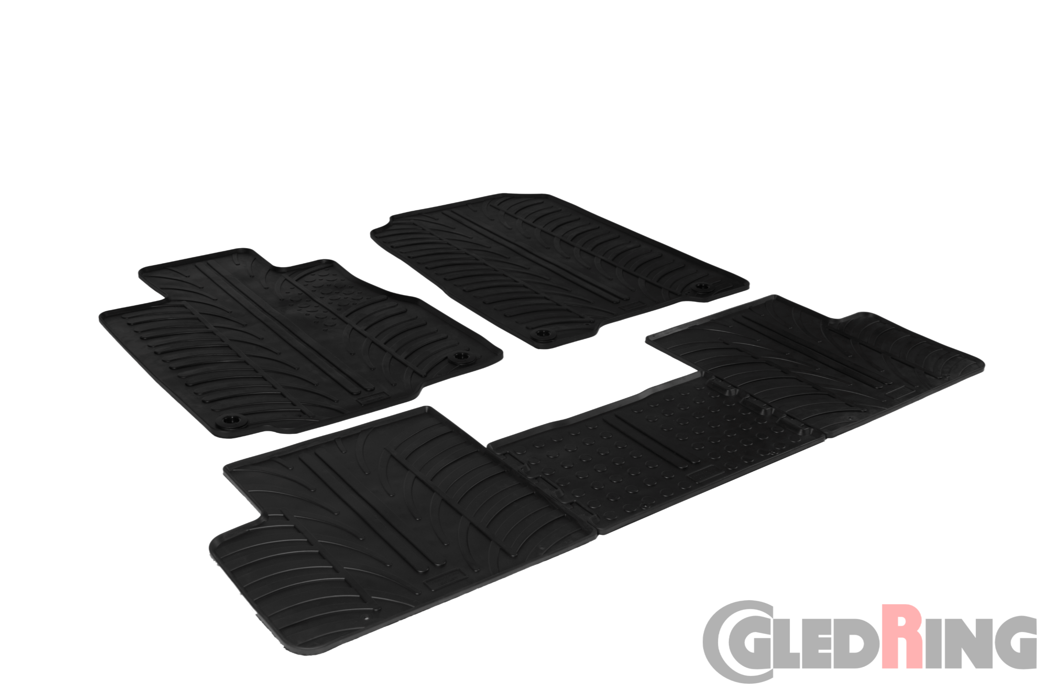 Original Gledring Passform Fußmatten Gummimatten 5 Tlg.+Fixing - HONDA CR-V 2012-08.2018