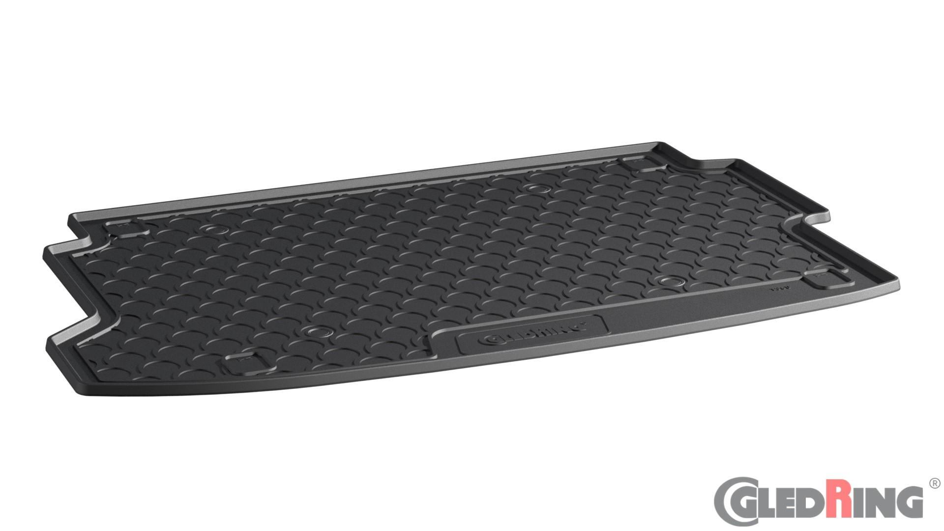 Original Gledring Premium Gummi Kofferraummatte - HYUNDAI Bayon (Oberer variabler Boden) / Ohne Subwoofer 2021->