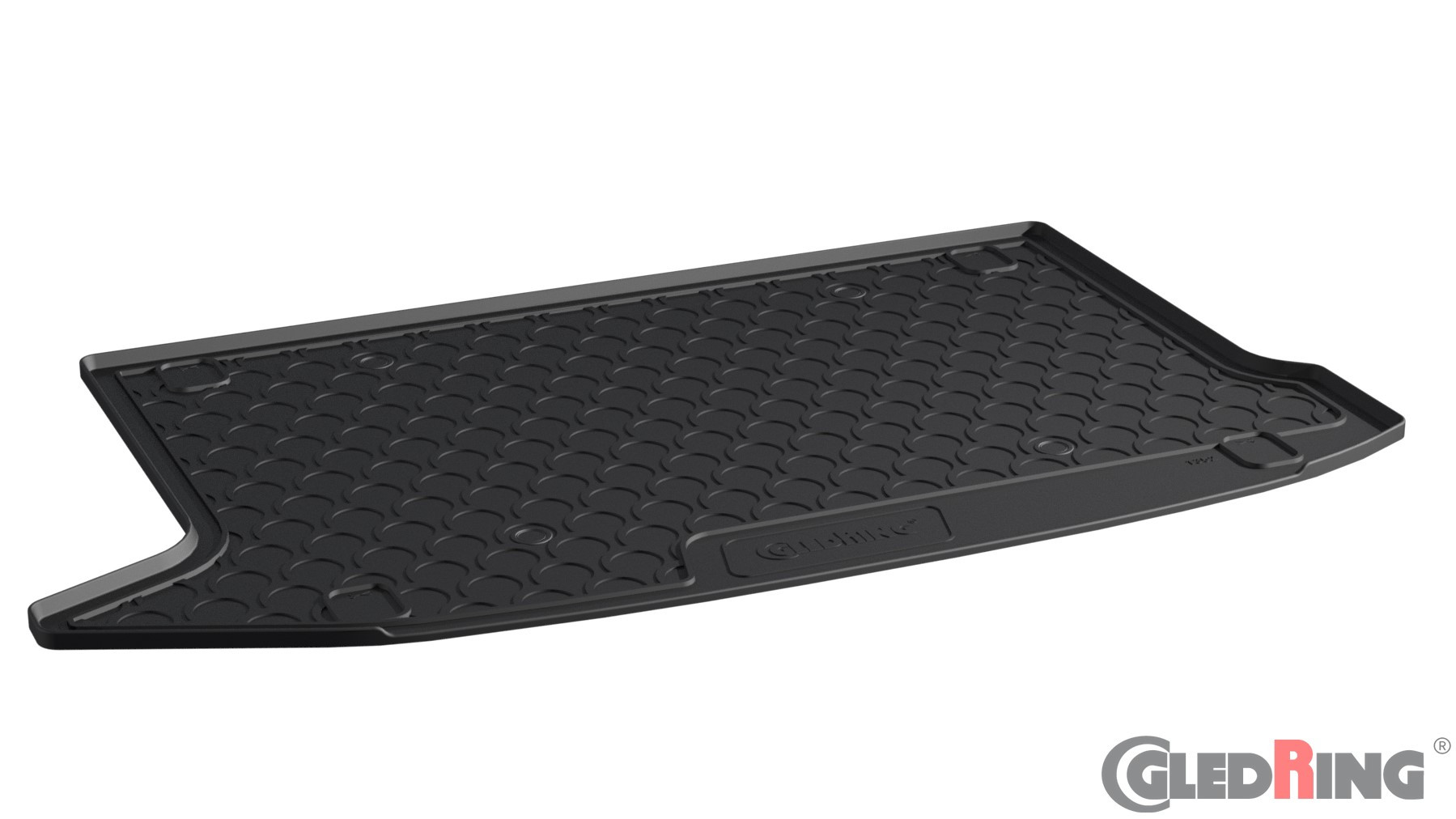 Original Gledring Premium Gummi Kofferraummatte - HYUNDAI Kona Benzin, Diesel / HEV / EV 2017-2023