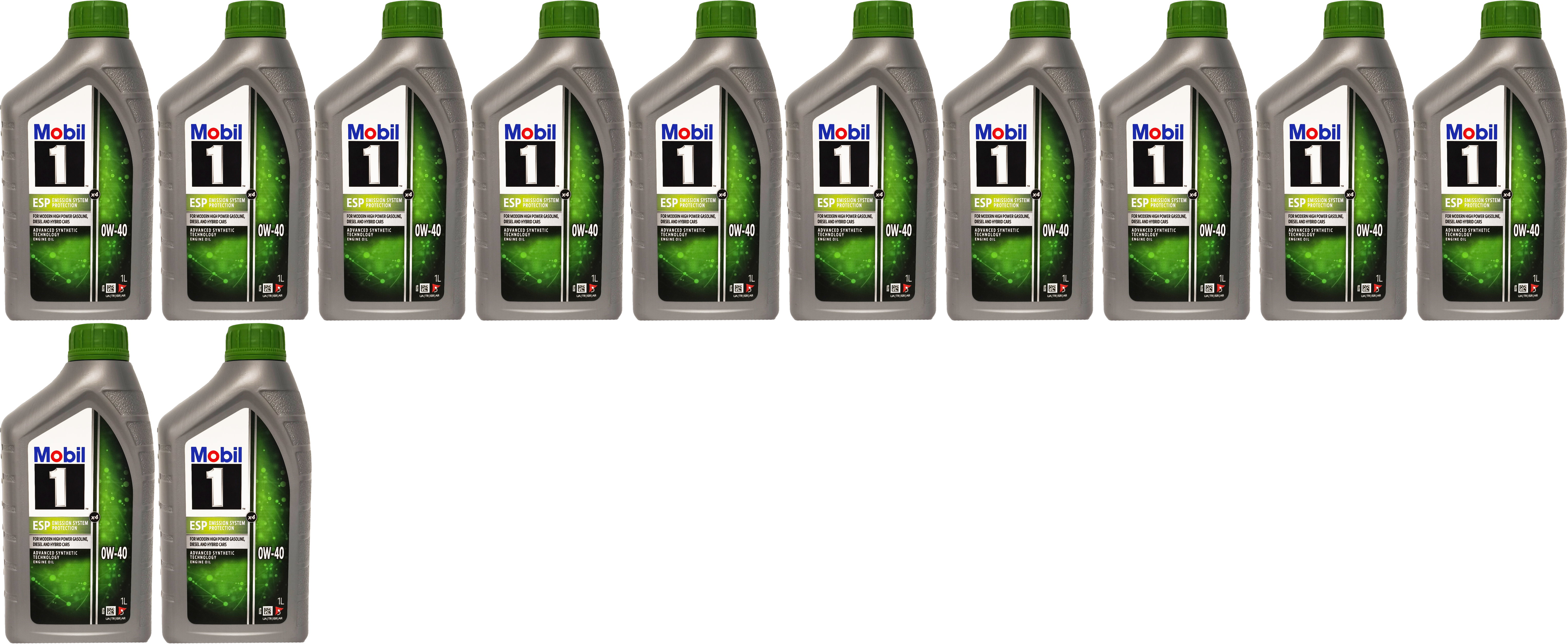 Mobil 1 ESP x4 0W-40 Motoröl 12x 1l = 12 Liter