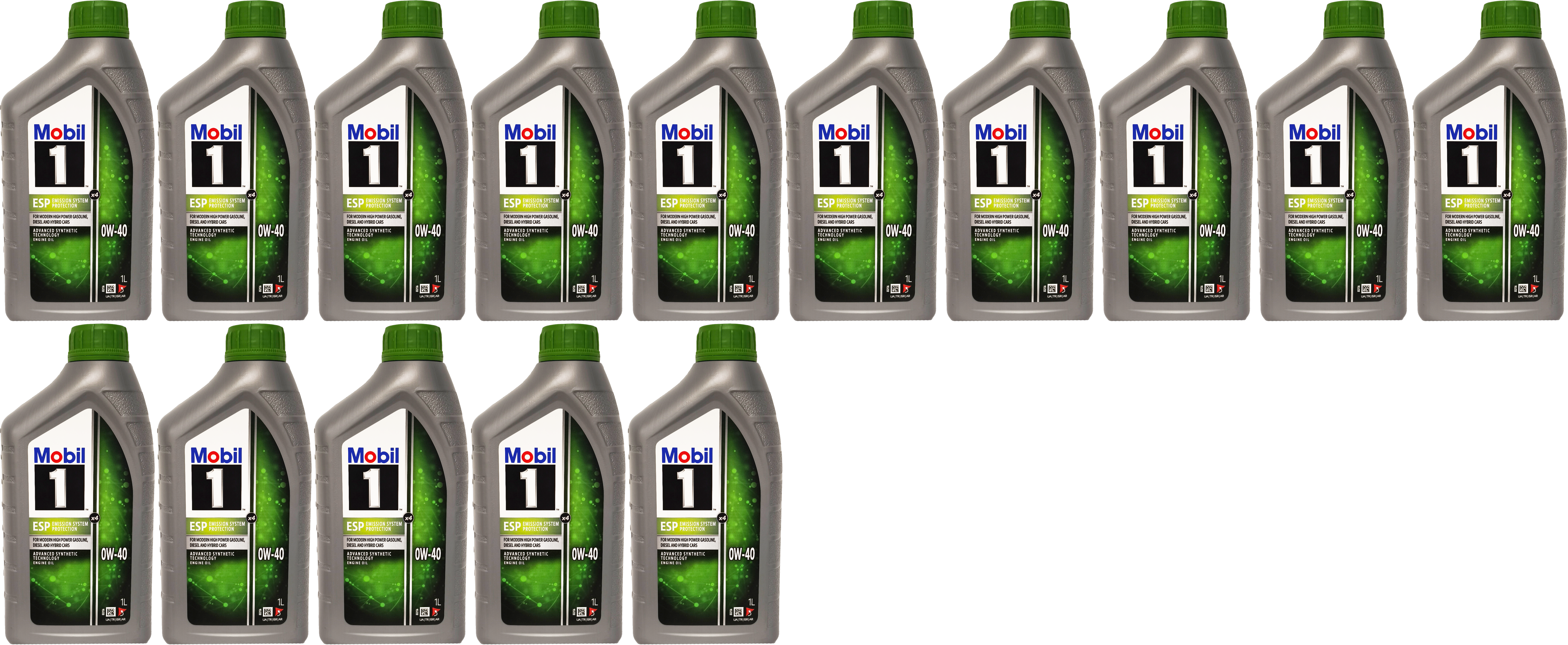Mobil 1 ESP x4 0W-40 Motoröl 15x 1l = 15 Liter