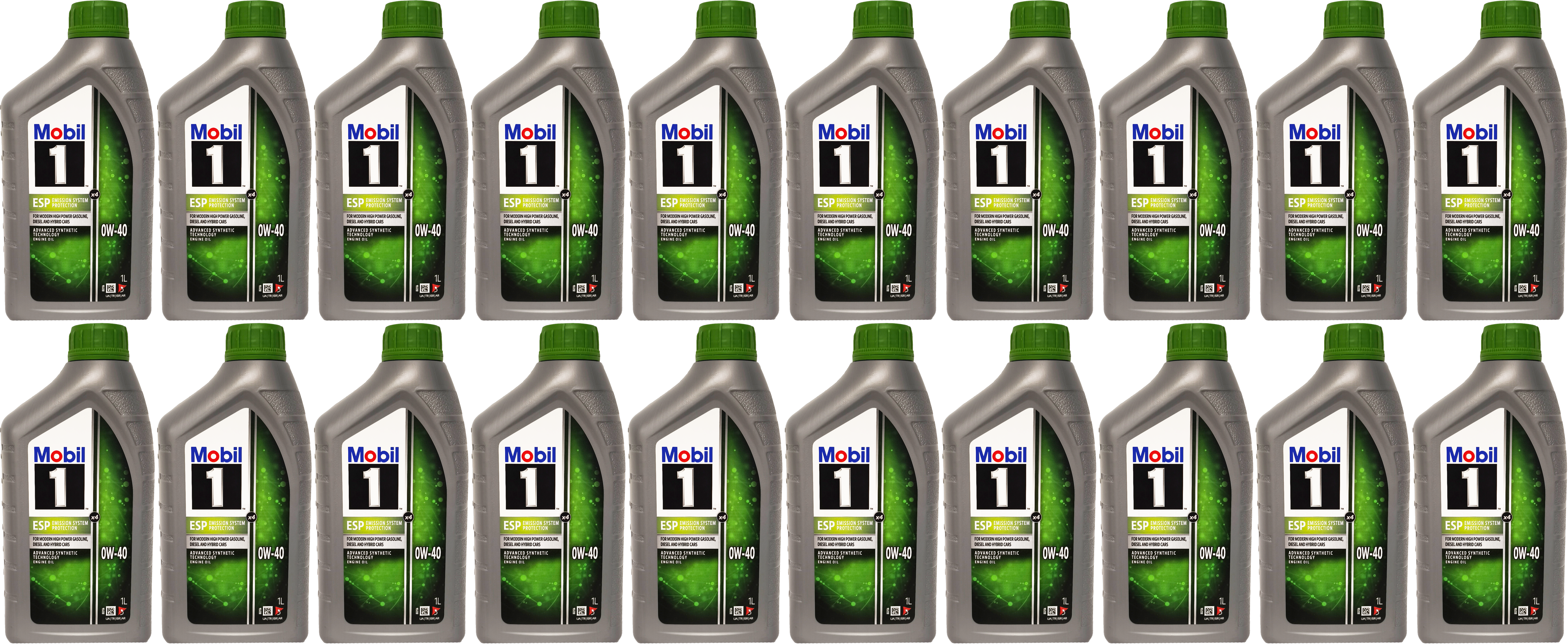 Mobil 1 ESP x4 0W-40 Motoröl 20x 1l = 20 Liter