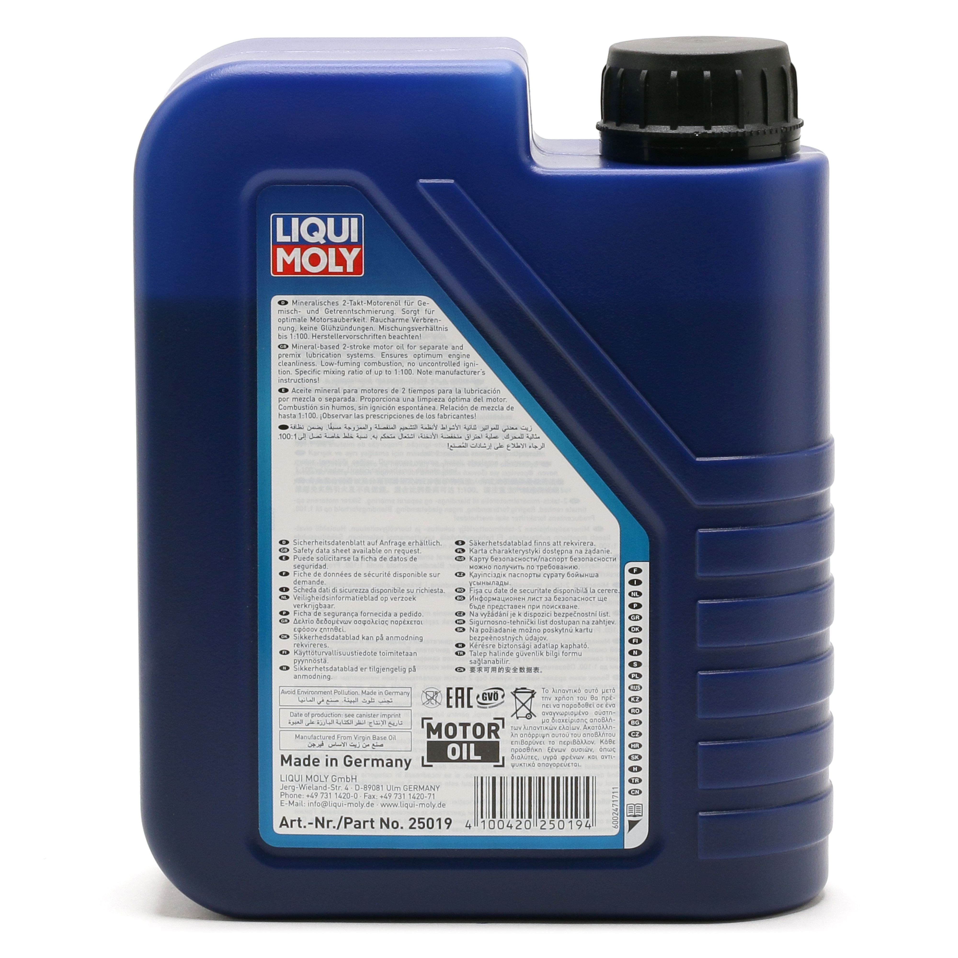Liqui Moly 25019 Outboard Motoroil 1l - Motorenöle 2-Takt - Boot/Marine ...