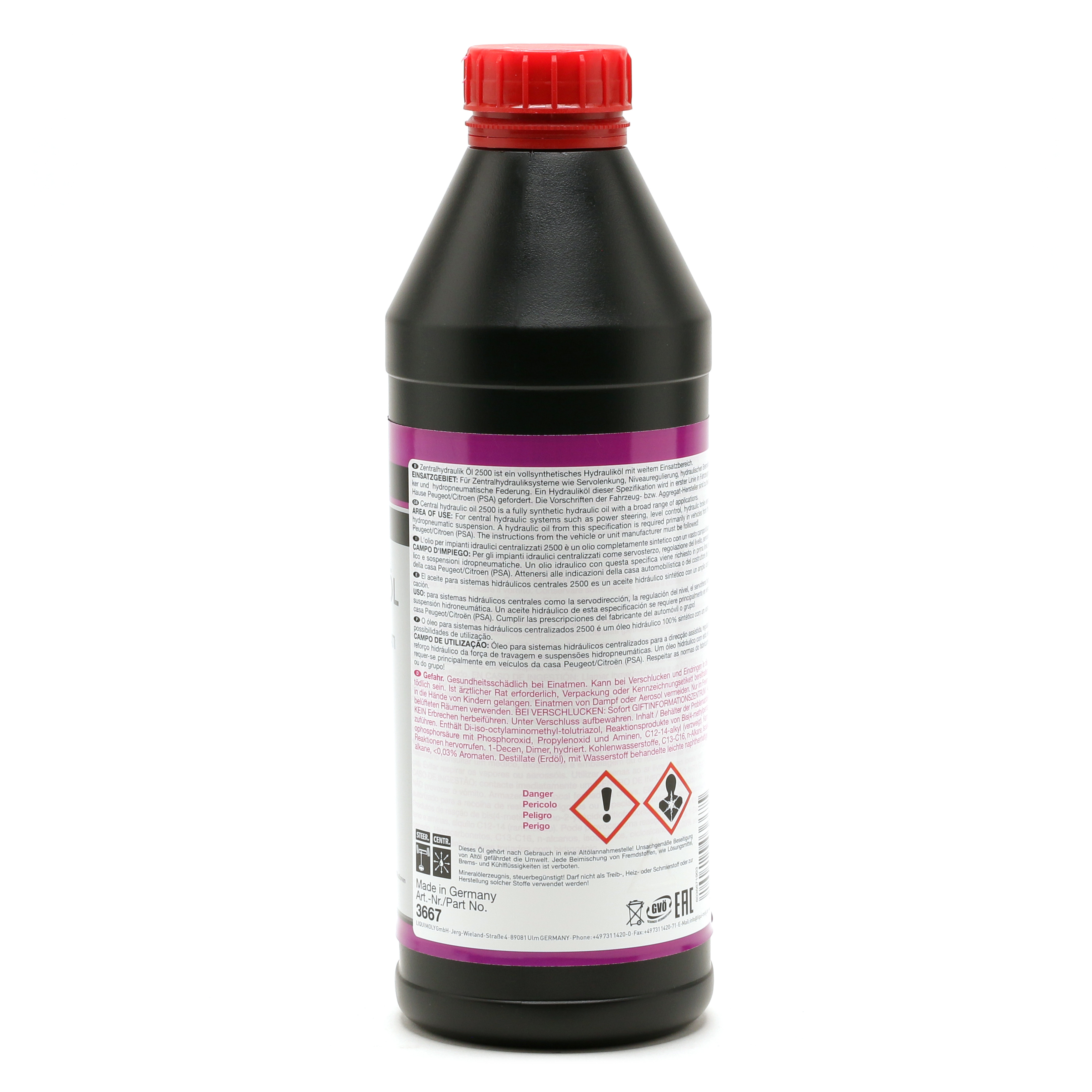 Liqui Moly 3667 Zentralhydraulik-Öl 2500 1l - Zentralhydrauliköl ...