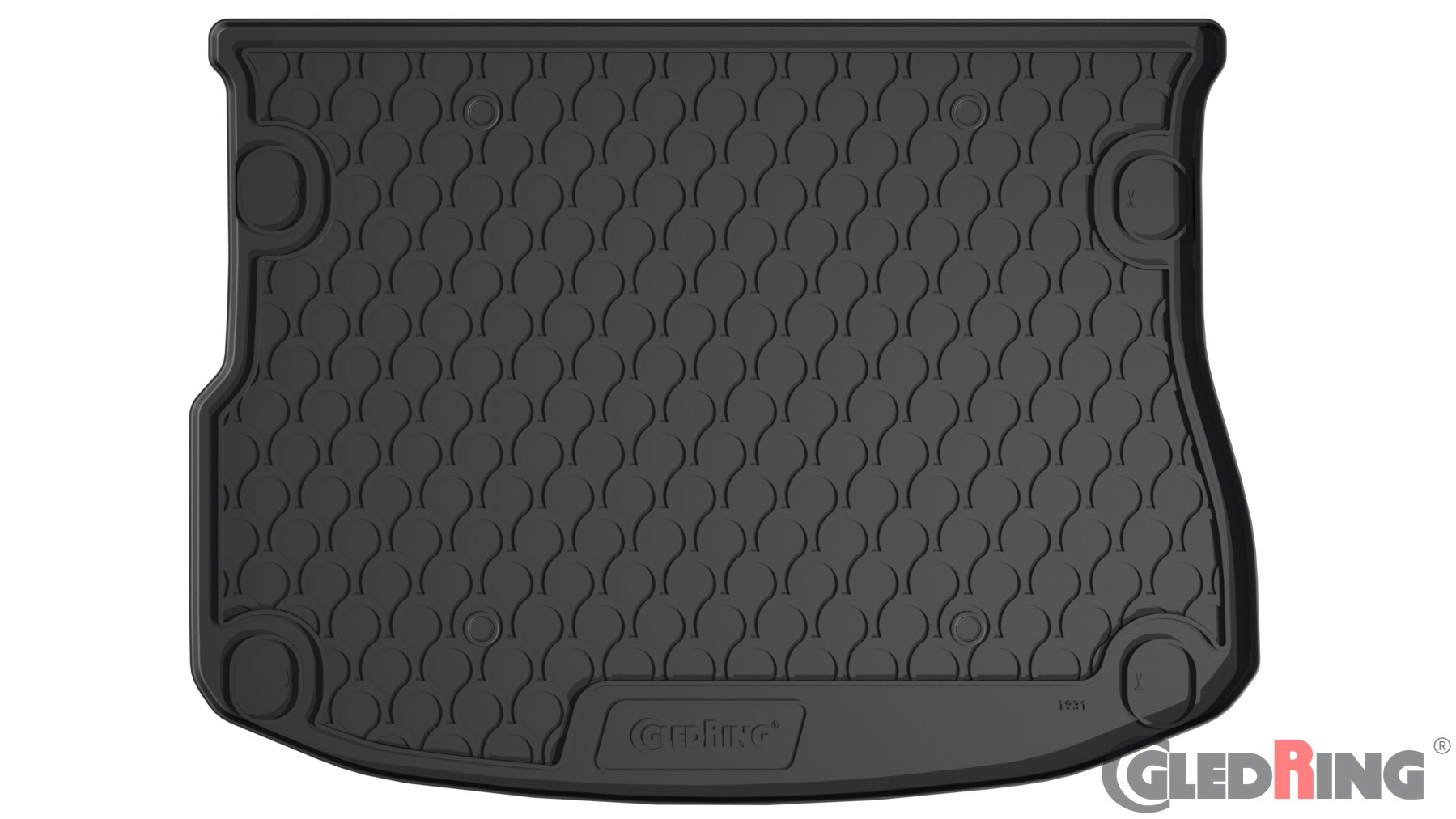 Original Gledring Premium Gummi Kofferraummatte - LAND ROVER RANGE ROVER EVOQUE 2011-02.2019