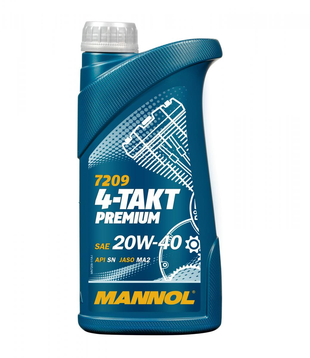 Mannol 7209 4-Takt Premium 20W-40 Motoröl 1l Flasche
