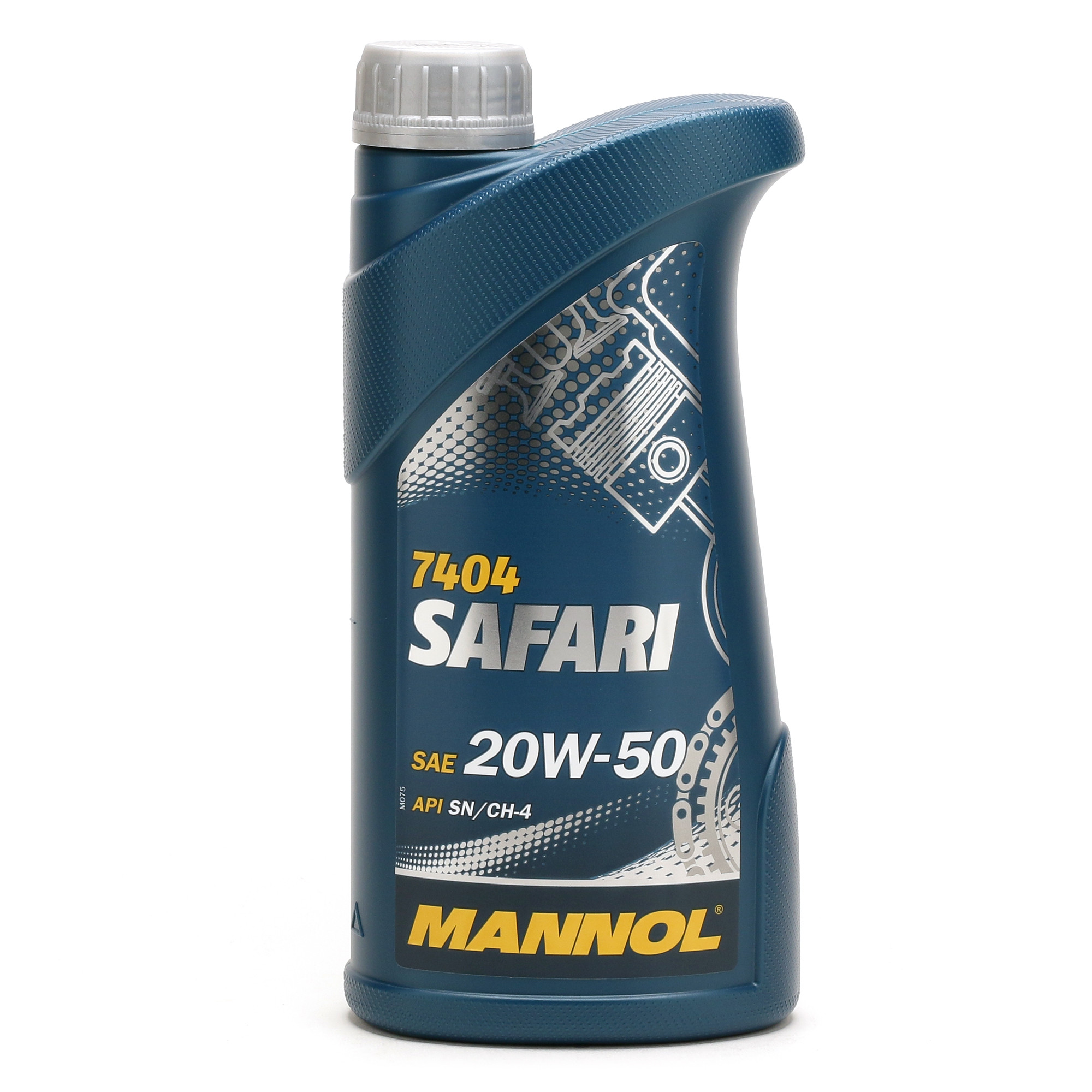 Mannol 7404 Safari 20W-50 mineralisches Motoröl 1l Flasche