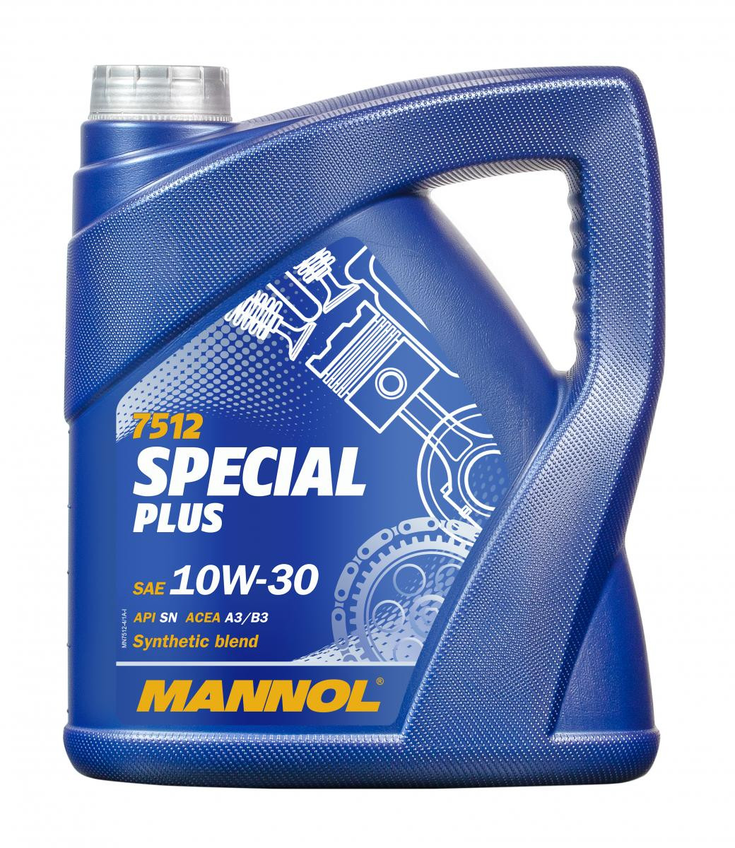 Mannol 7512 Special Plus 10W-30 teilsynthetisches Motoröl 4l Kanister