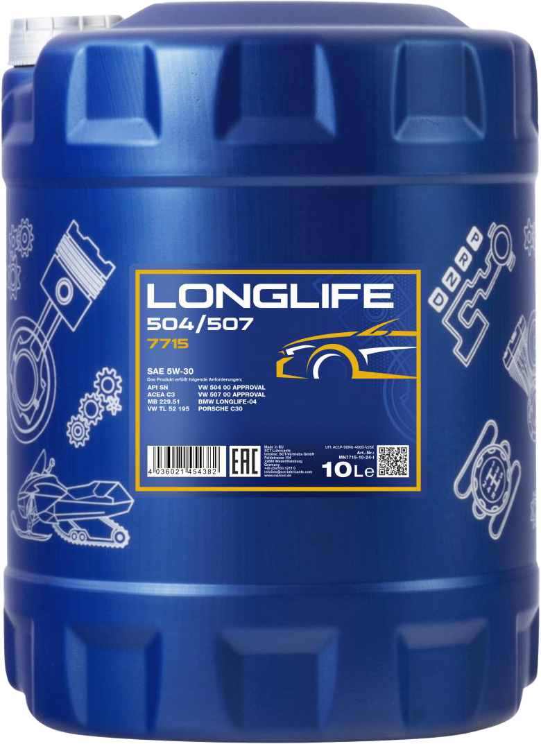 Mannol 7715 Longlife 504/507 5W-30 Motoröl 10l Kanister