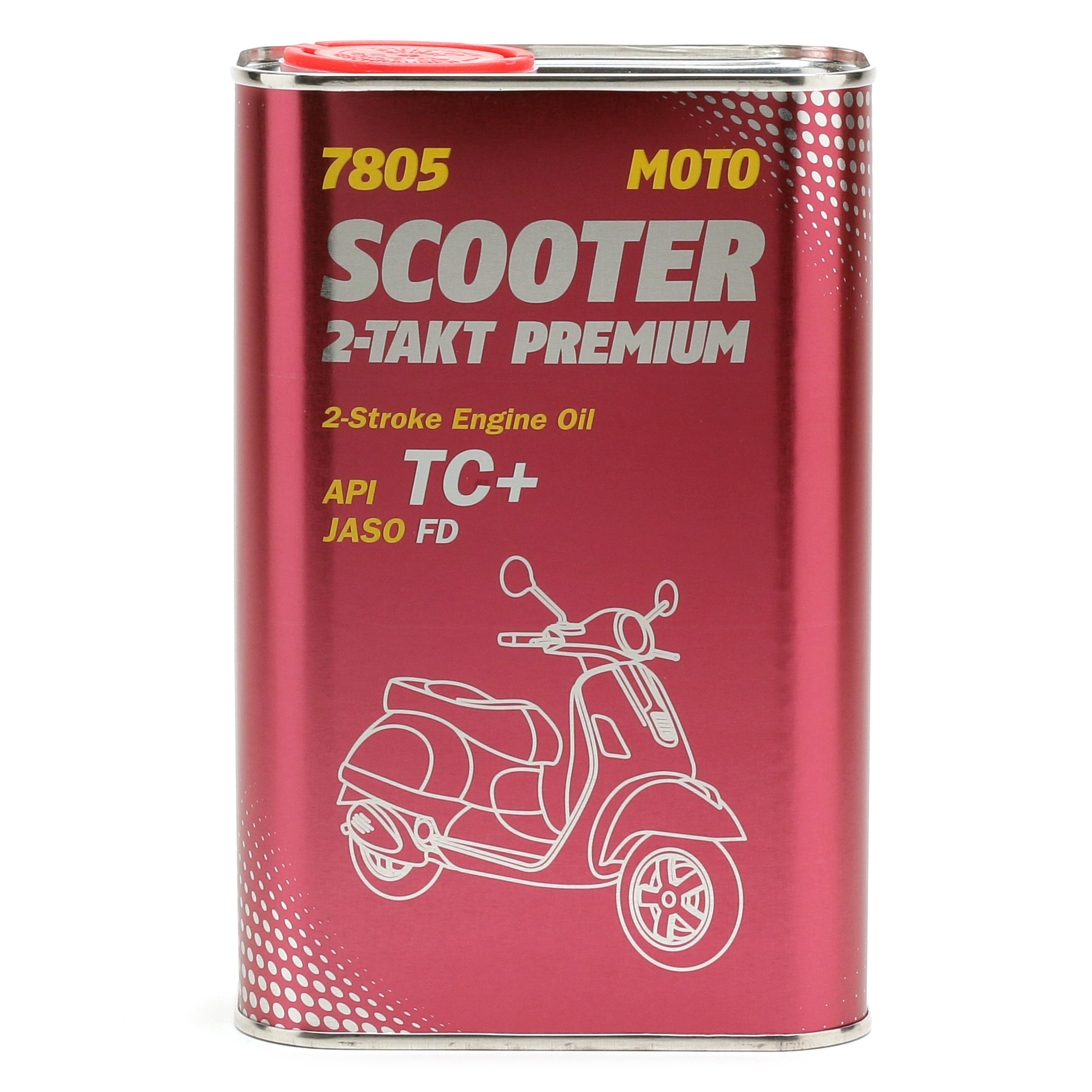 MANNOL 7805 Scooter 2 Takt Premium vollsynthetisches Motorrad Motor 246 l 1l Motoren 246 le 2 Takt 