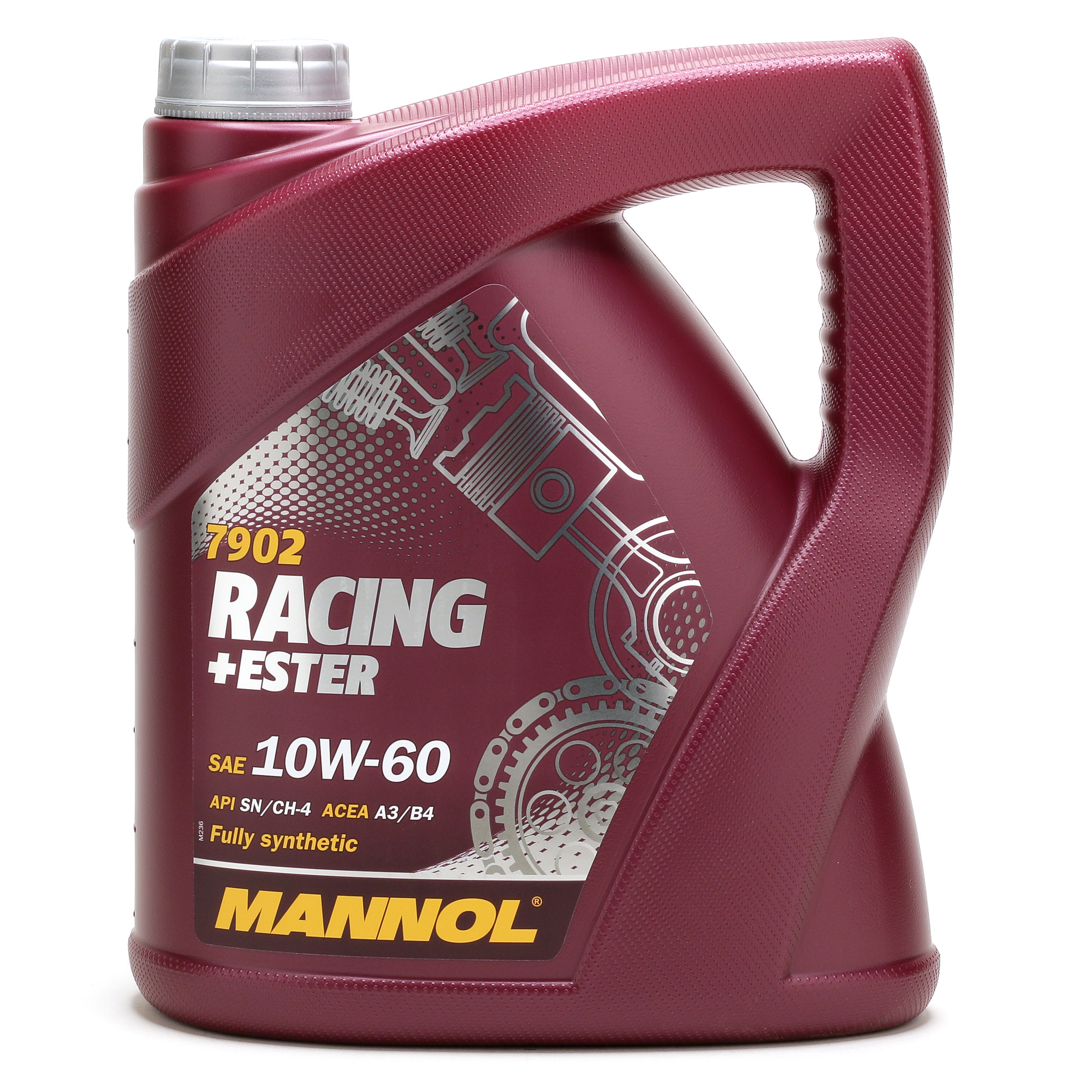 Mannol 7902 Racing + Ester 10W-60 synthetisches Motoröl 4l Kanister