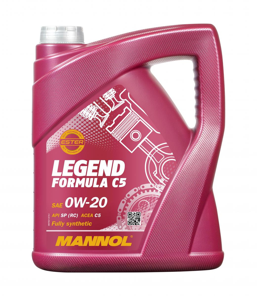 Mannol 7921 Legend Formula C5 0W-20 synthetisches Motoröl 5l Kanister