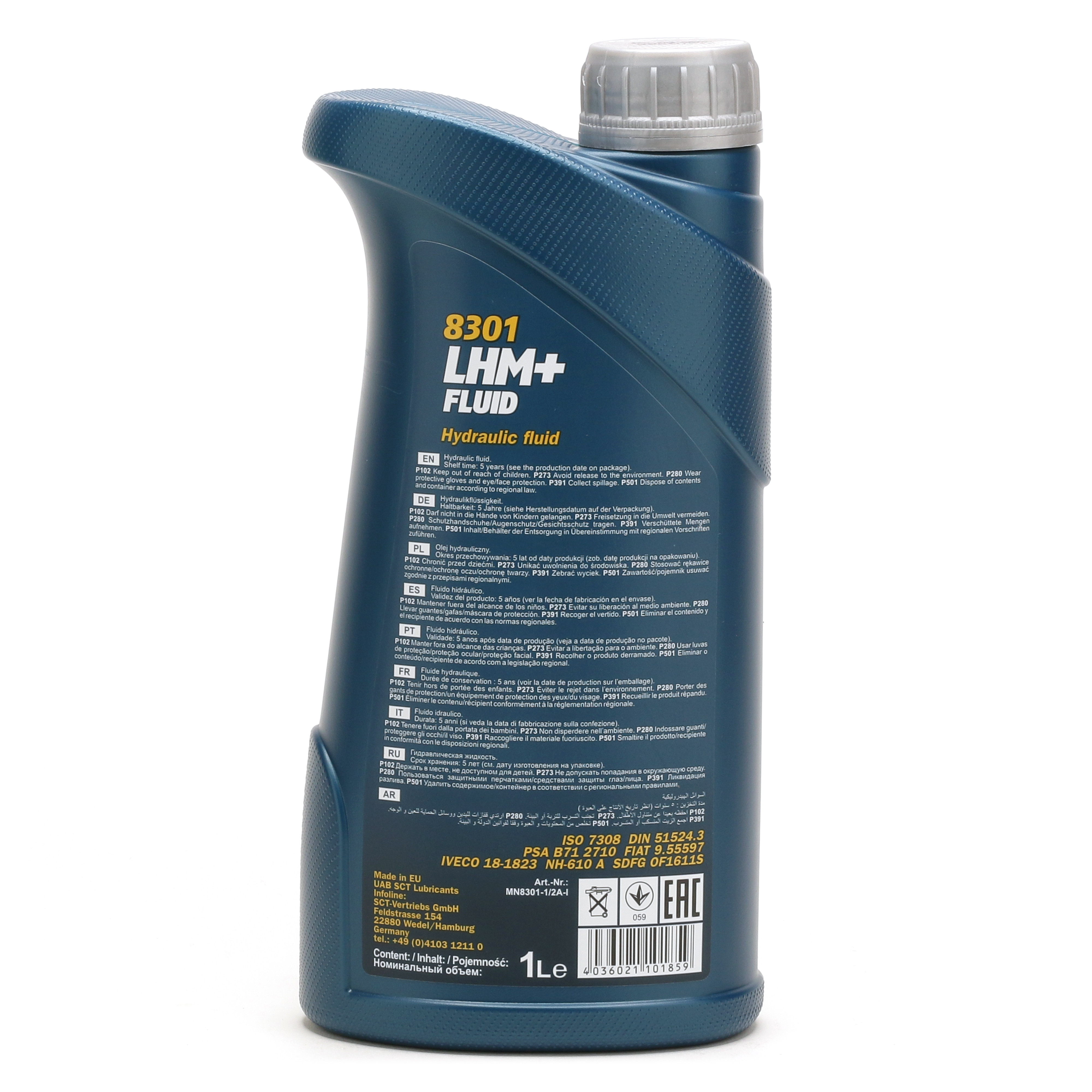 Mannol 8301 LHM Plus Fluid Zentralhydrauliköl 1l Flasche