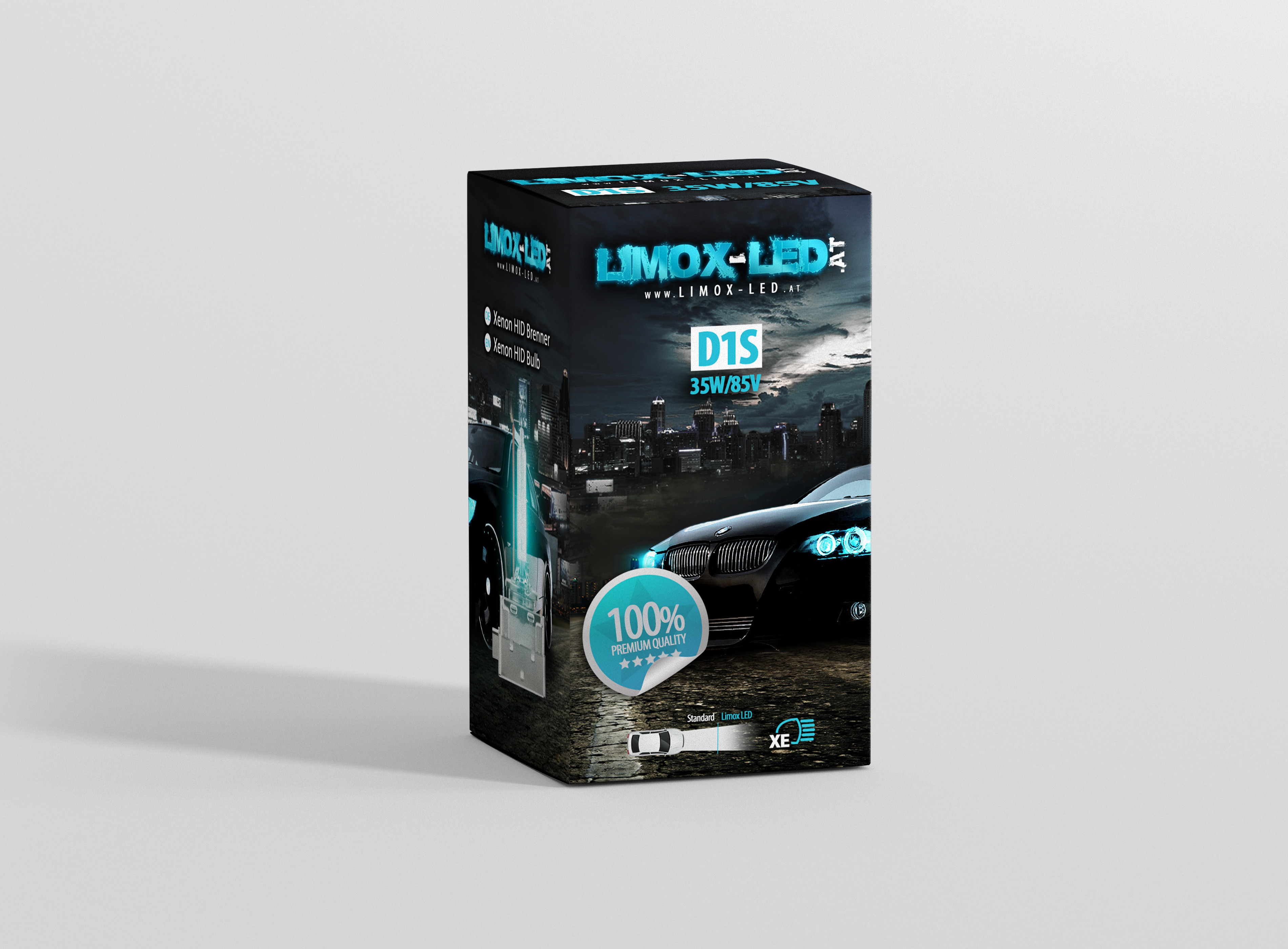 LIMOX LED Xenon Brenner Lampe D1S 8000 Kelvin