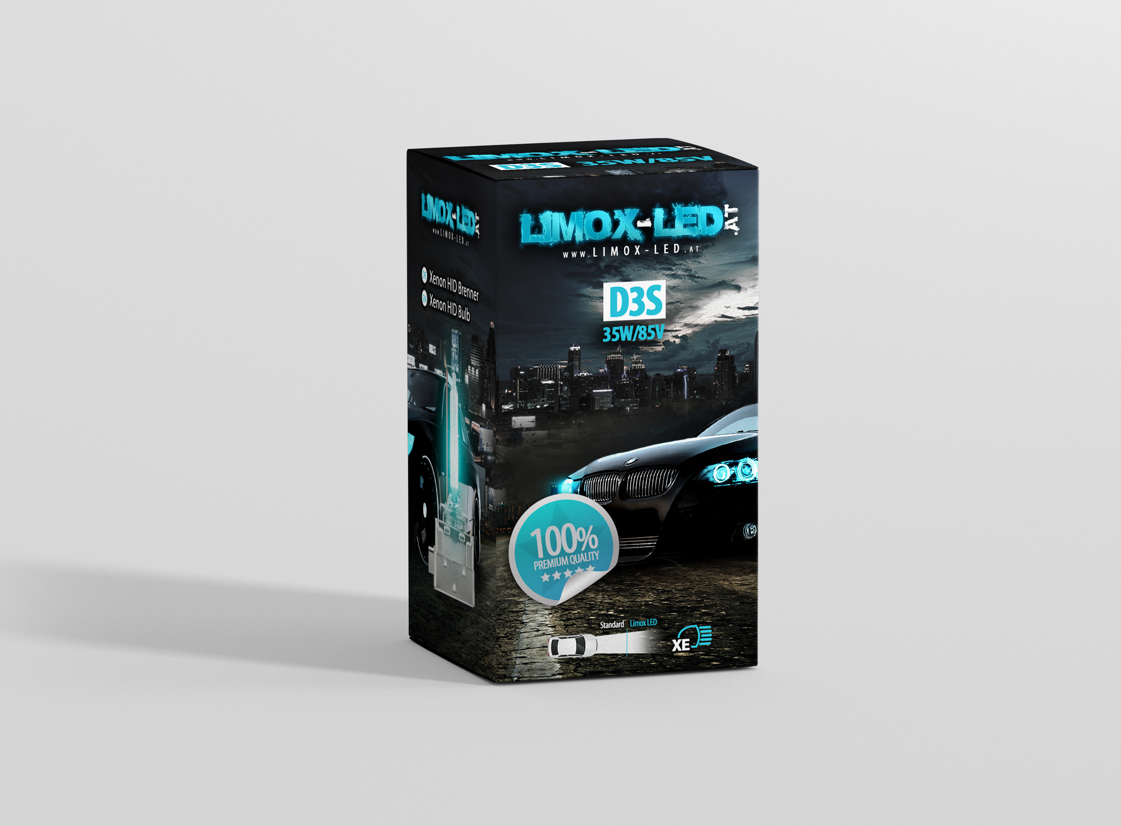 Premium Xenon Brenner HID Lampen D3S 10000K Kelvin Super White