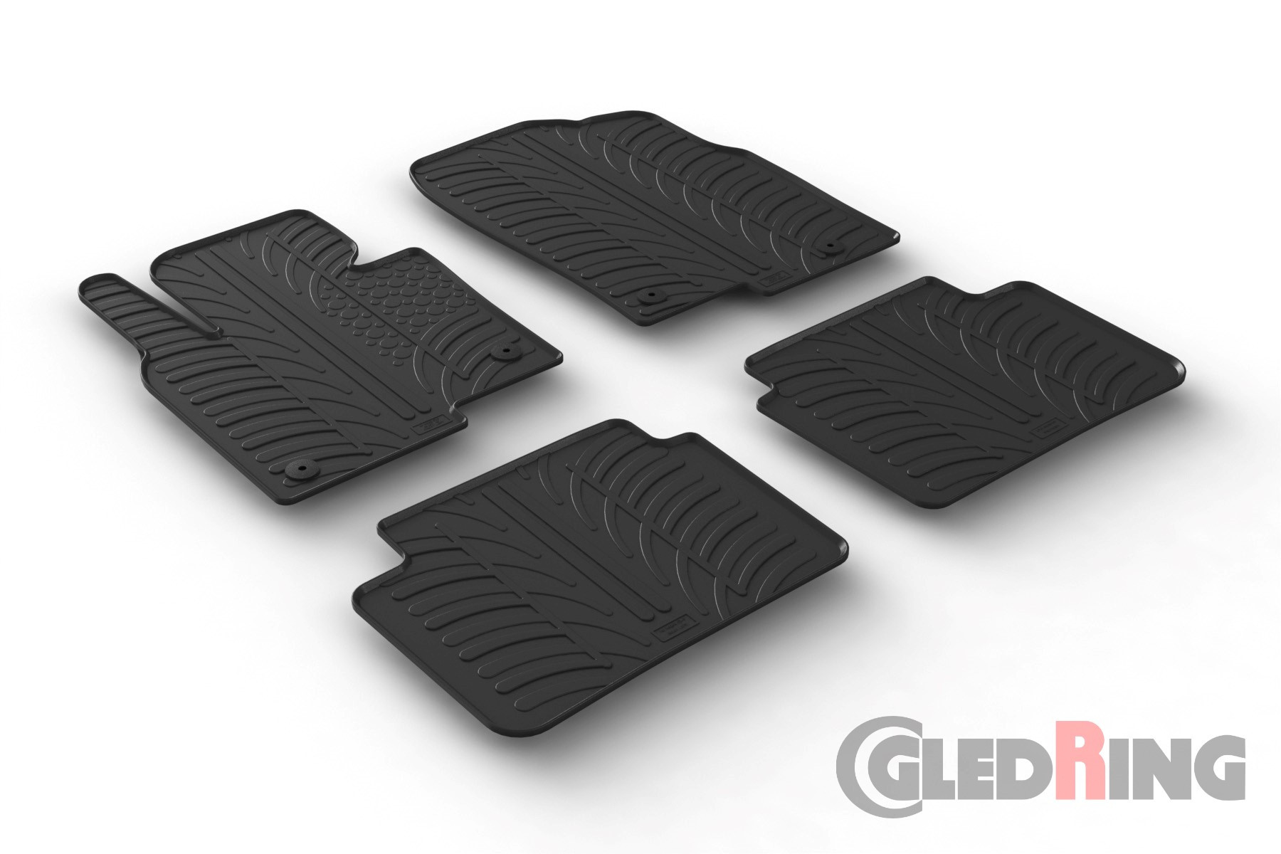 Original Gledring Passform Fußmatten Gummimatten 4 Tlg.+Fixing - MAZDA CX-5 06.2017->