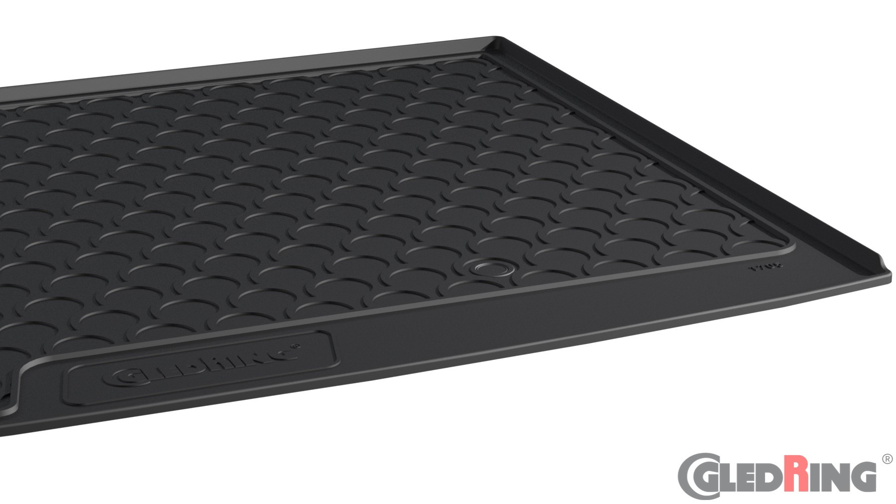 Original Gledring Premium Gummi Kofferraummatte - MERCEDES B-Classe W 246 (Oberer variabler Boden) 2011-01.2019