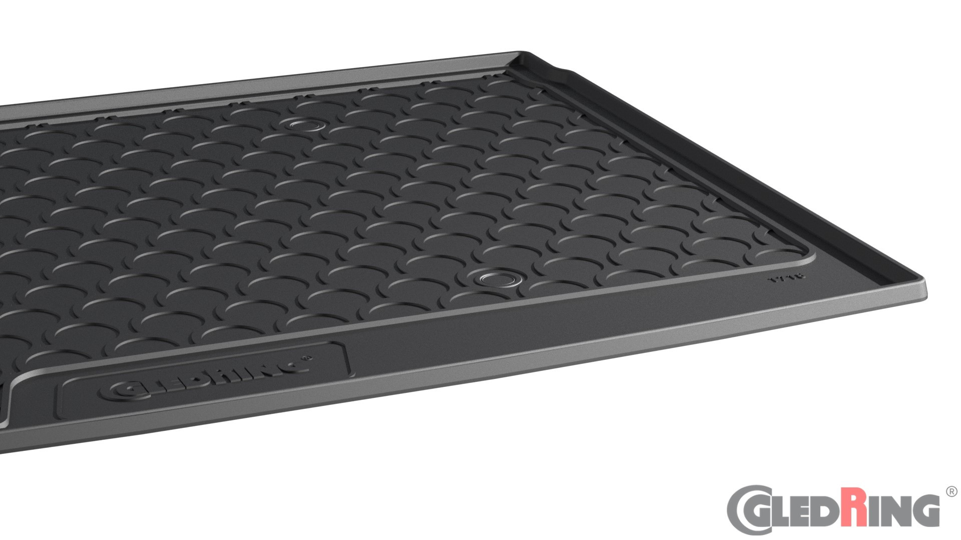 Original Gledring Premium Gummi Kofferraummatte - MERCEDES B-Classe W 246 (tiefer Boden) 2011-2019