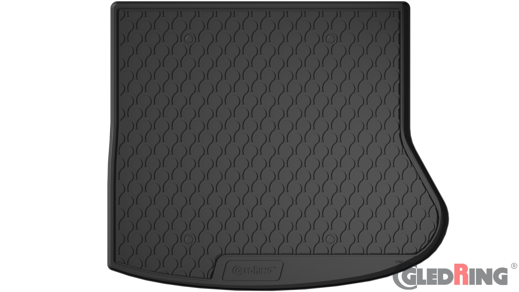 Original Gledring Premium Gummi Kofferraummatte - MERCEDES CLA Shooting Brake 2015->