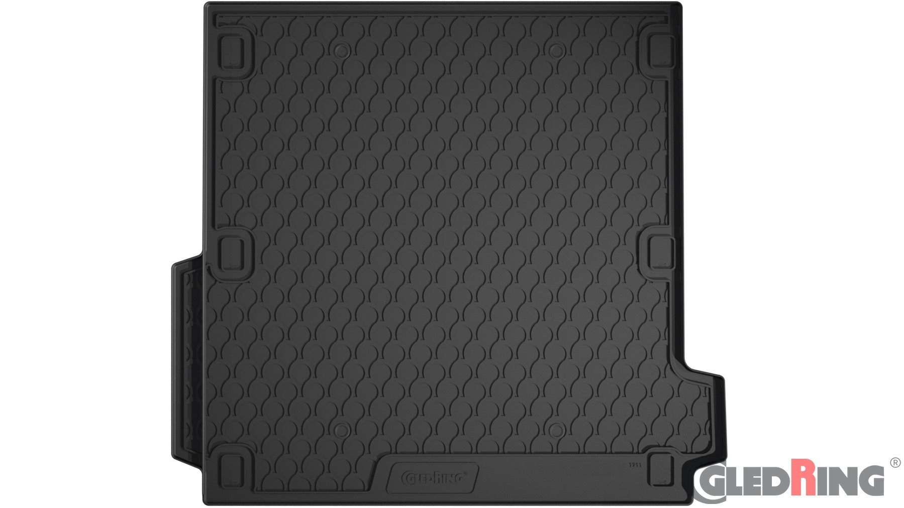 Original Gledring Premium Gummi Kofferraummatte - MERCEDES E-Classe W212 Tourer (mit Kofferraumpaket /mit Netzen ) 2009-2013/ Modif.2014-2016