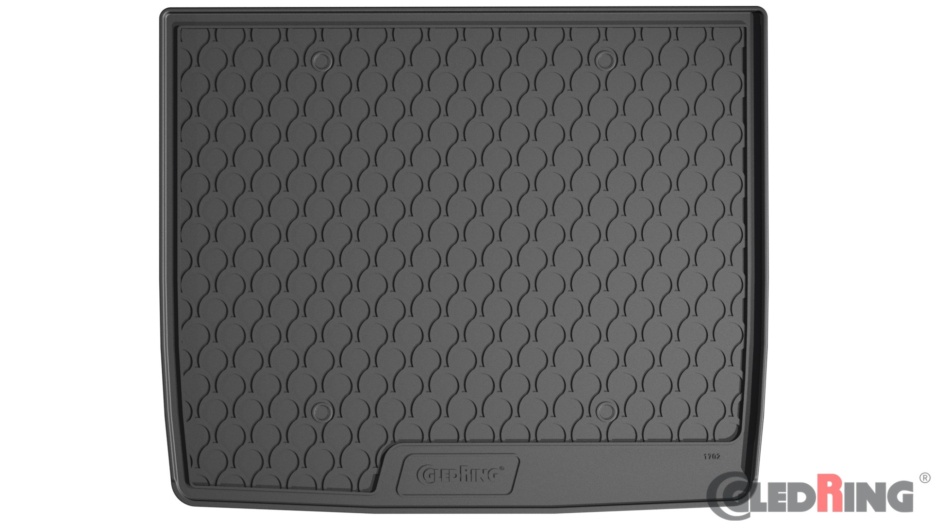 Original Gledring Premium Gummi Kofferraummatte - MERCEDES GLB X247 (Oberer variabler Boden) 2020->