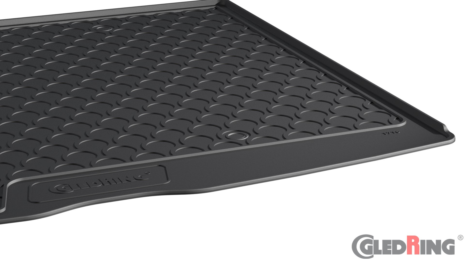 Original Gledring Premium Gummi Kofferraummatte - MERCEDES GLE W167 (7 Sitze) 02.2019->