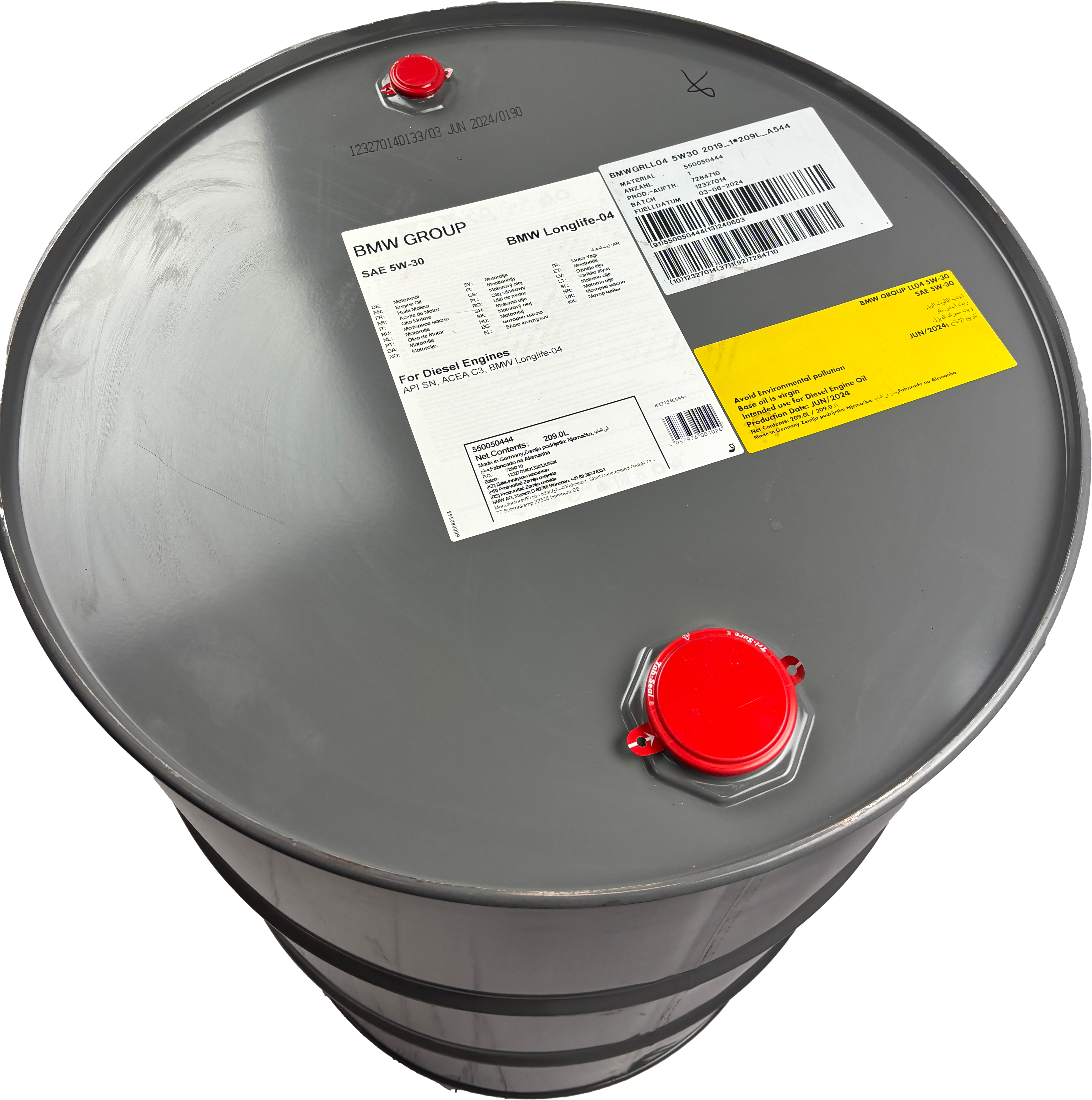 Original BMW Twin Power Turbo Longlife-04 5W-30 Motoröl 209l Fass