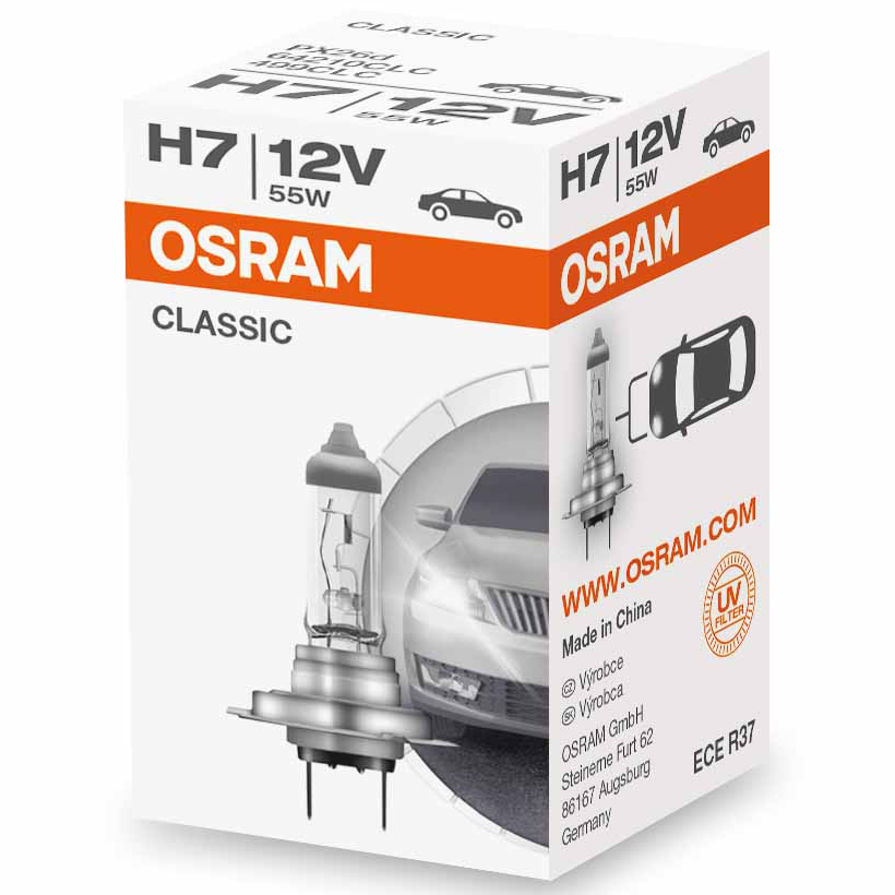 Osram Original Line Glühlampe H7 PX26d 12V 55W 1 Stück