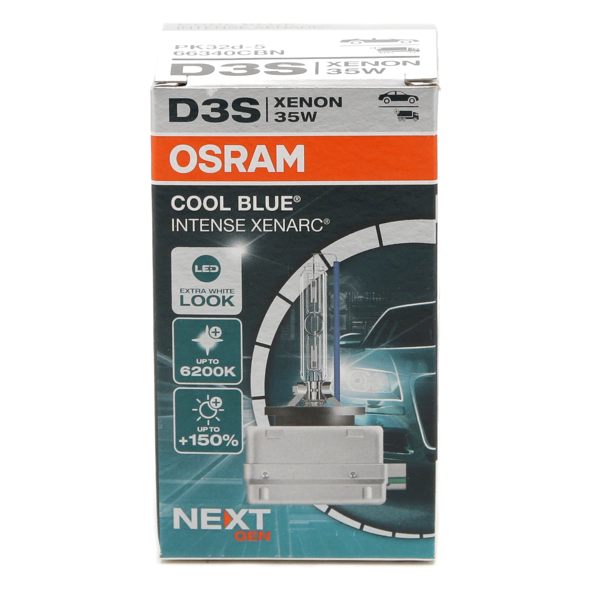 Osram Xenarc® Cool Blue Intense Next Gen D3S PK32d-5 12V/24V 35W >6200K 1 Stück