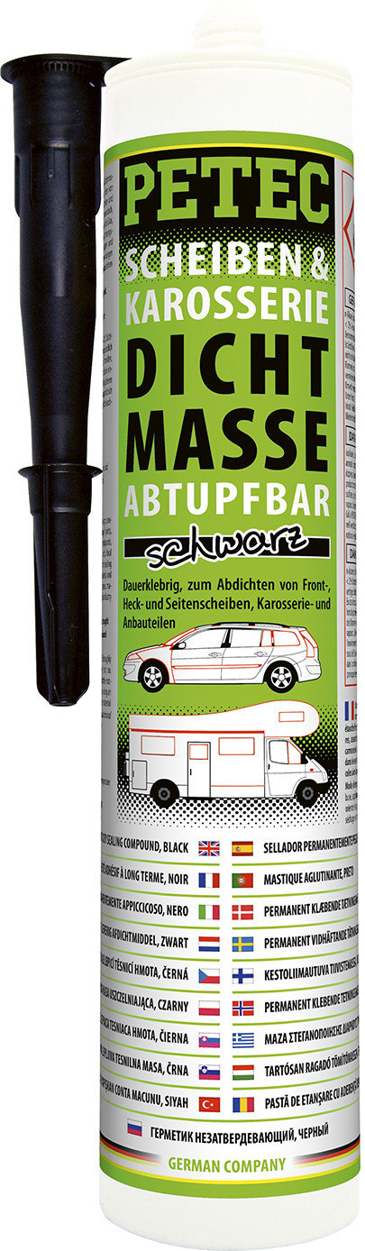SCHEIBEN- & KAROSSERIEDICHTMASSE KARTUSCHE, ABTUPFBAR, 310ML