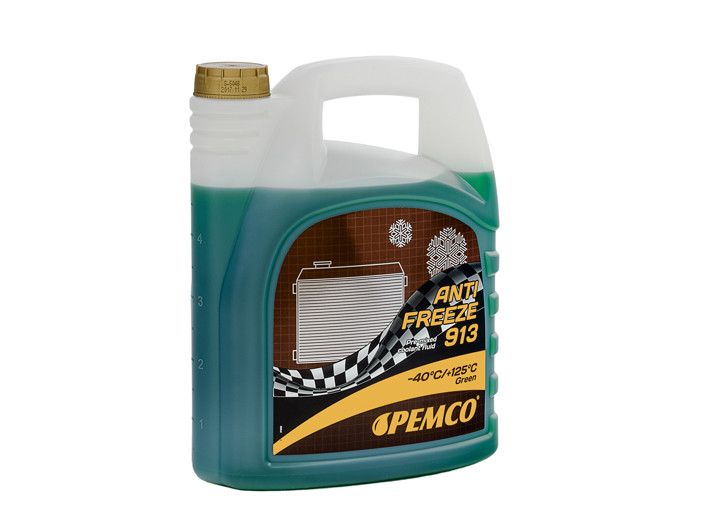 Pemco Kühlerfrostschutz Antifreeze 913 (-40)Hightec Fertigmischung 5l Kanister