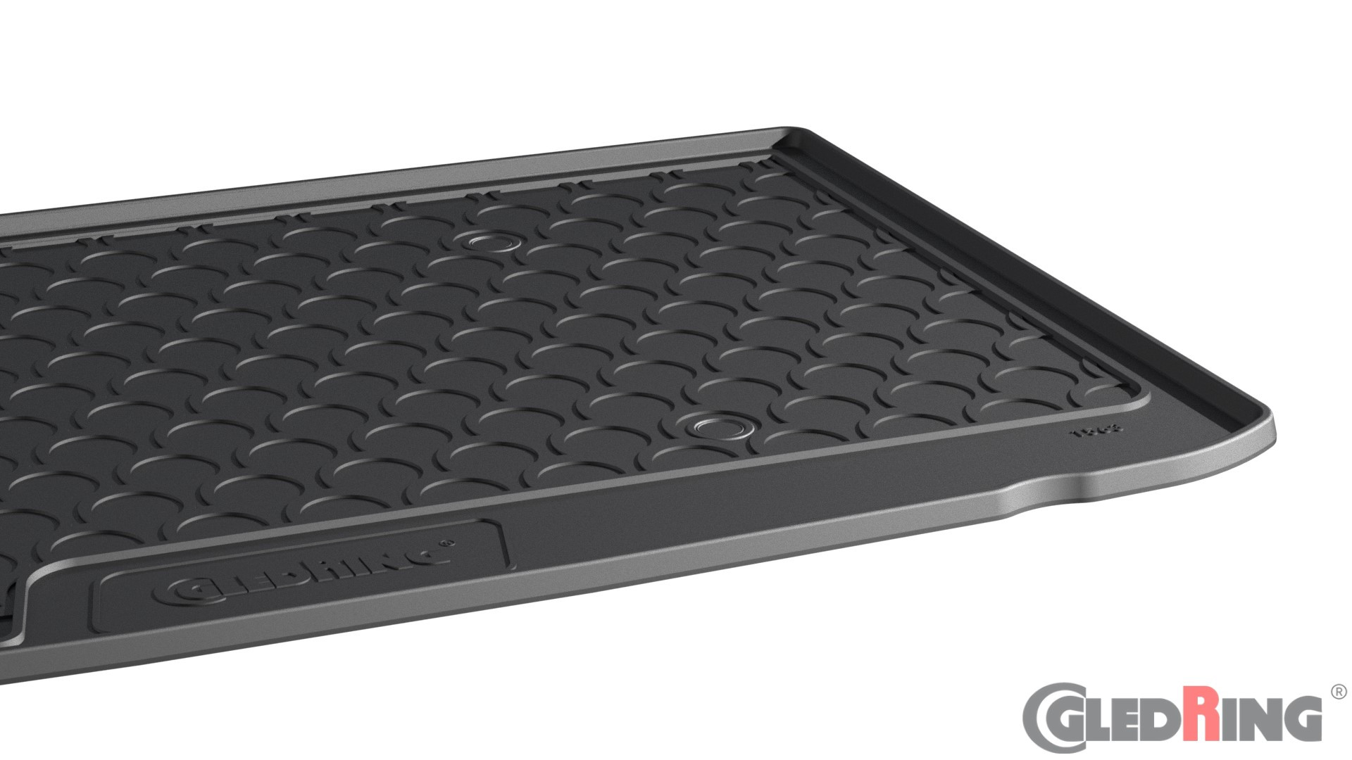 Original Gledring Premium Gummi Kofferraummatte - RENAULT Captur SUV (Oberer variabler Boden) 2020->