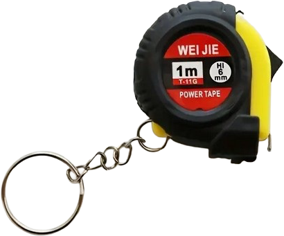 Kleines Flexiebles Schlüsselanhänger Maßband 1m