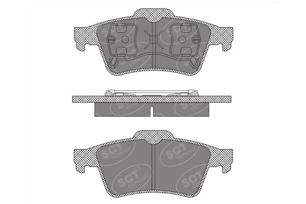 SCT Bremsbeläge SP606PR
