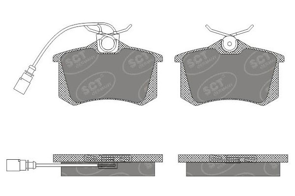 SCT Bremsbeläge SP616PR