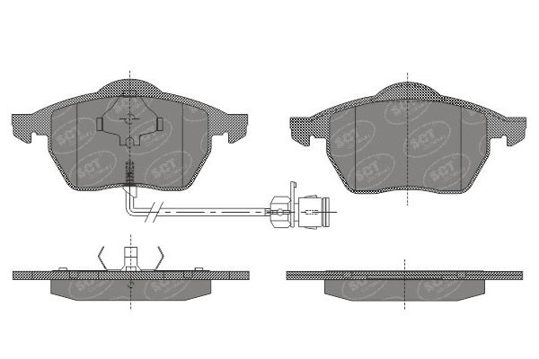 SCT Bremsbeläge SP631PR