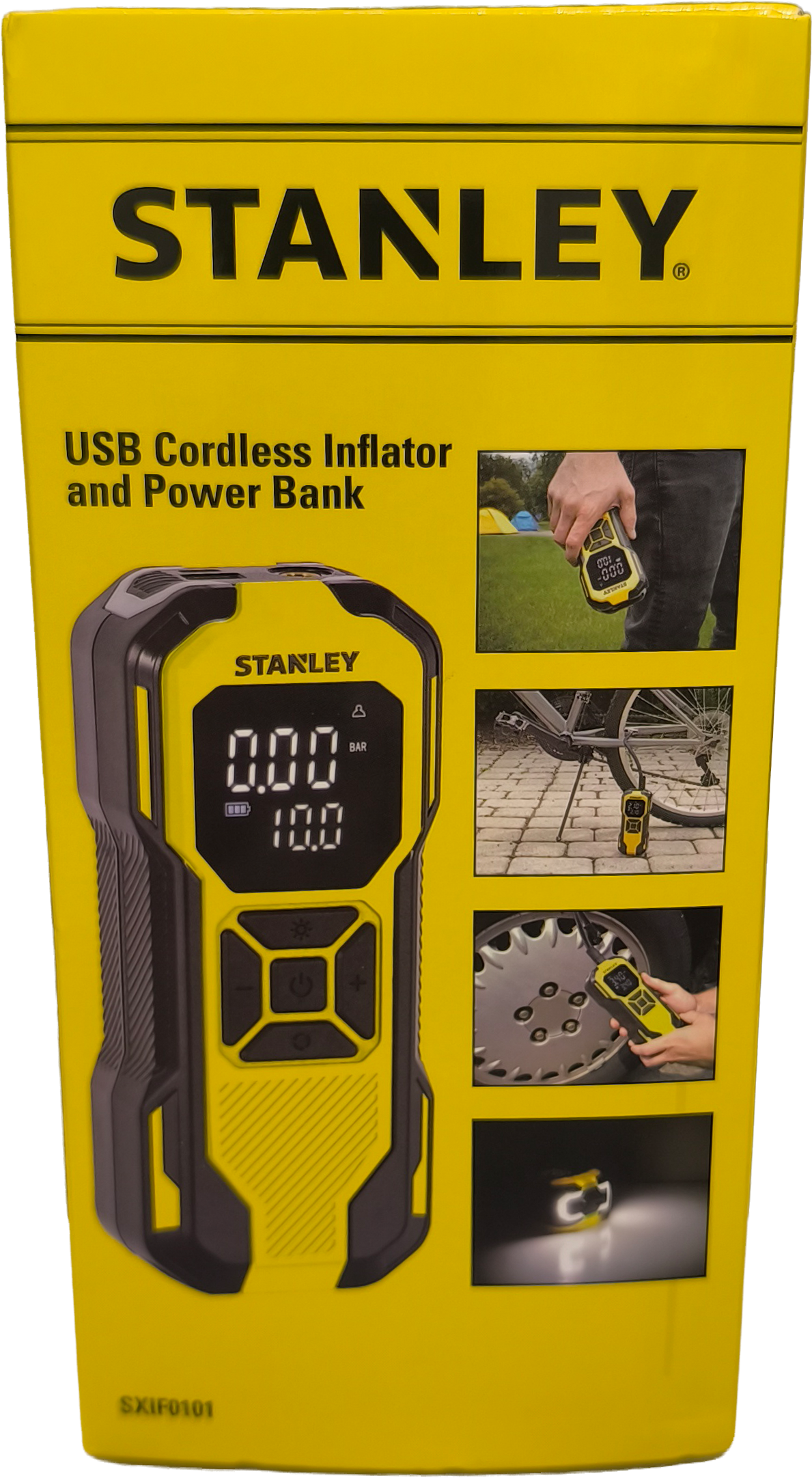 Stanley Akku Luftpumpe Mini-Kompressor mit Zubehör 14,2 l/min bei 0 bar