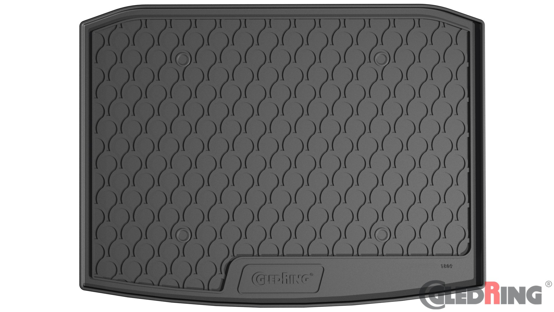 Original Gledring Premium Gummi Kofferraummatte - SEAT Ateca (Tiefer Boden) 05.2016->