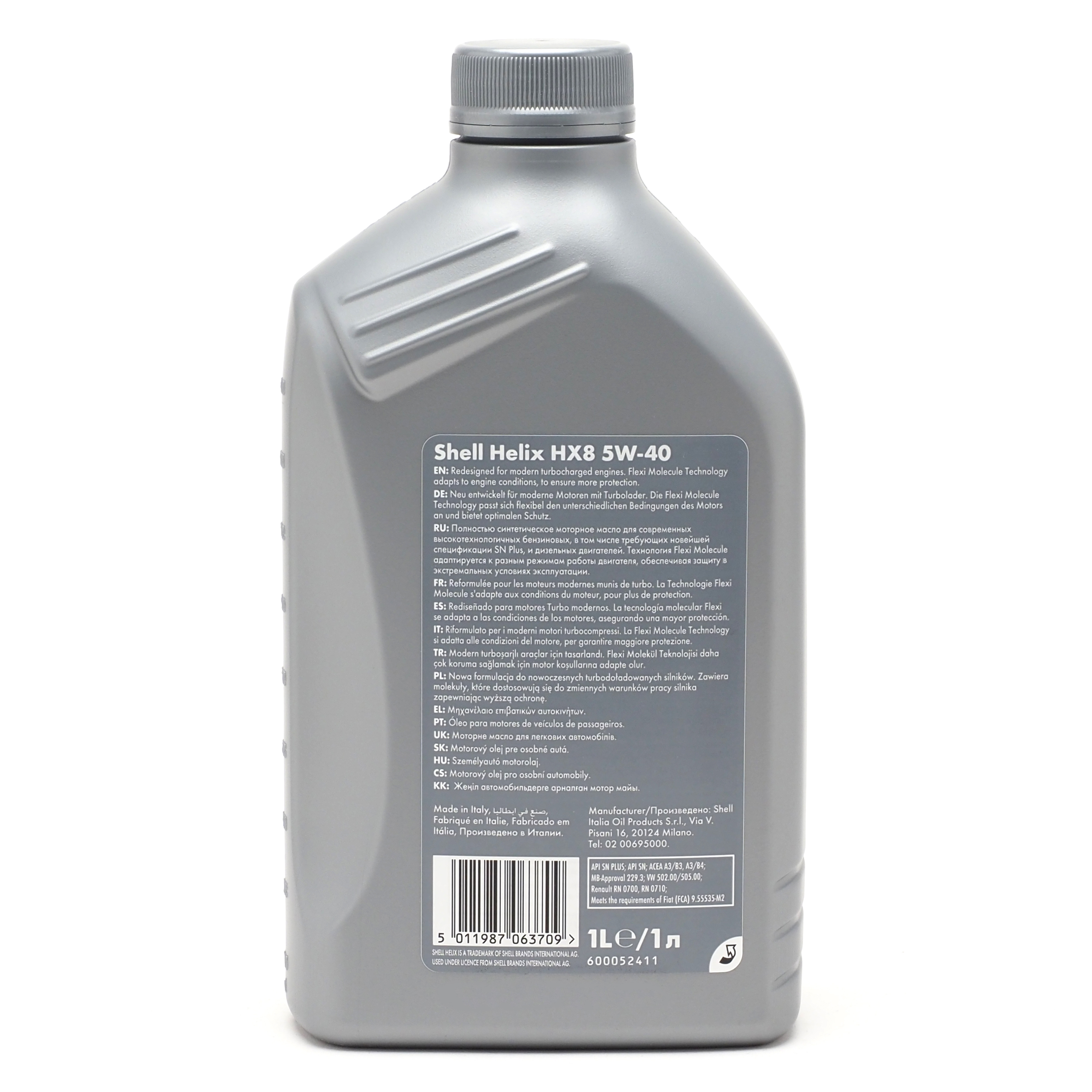 Shell Helix HX8 5W-40 Motoröl 1l