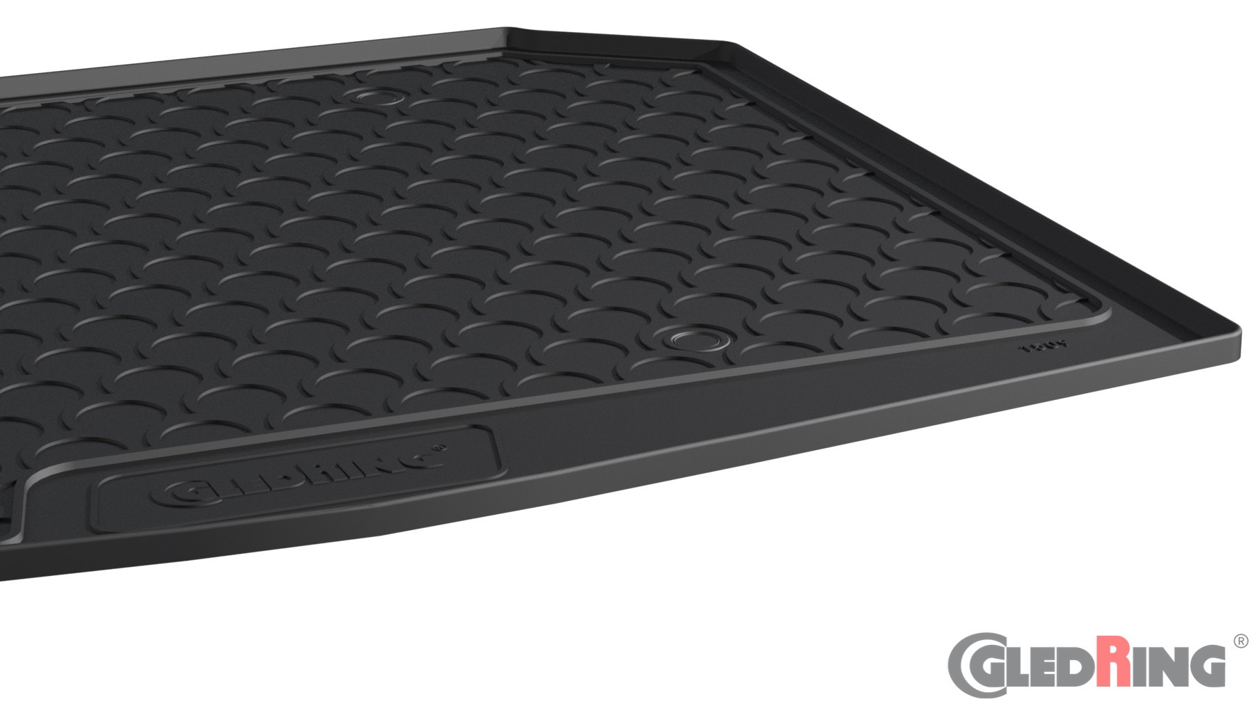 Original Gledring Premium Gummi Kofferraummatte - SKODA Karoq 2WD&4WD (Tiefer variabler Boden) 2017->