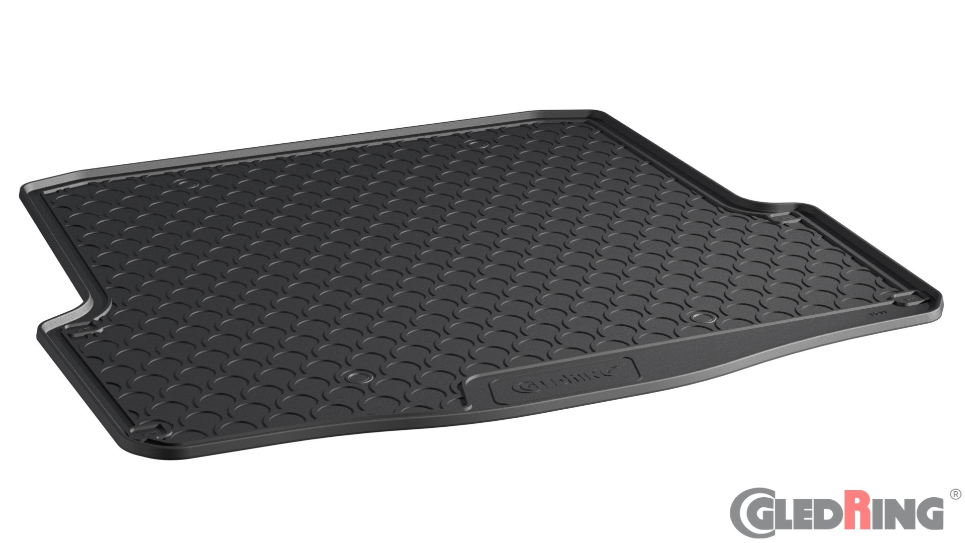 Original Gledring Premium Gummi Kofferraummatte - SKODA Oktavia Kombi (Tiefer Boden) 2004-2013